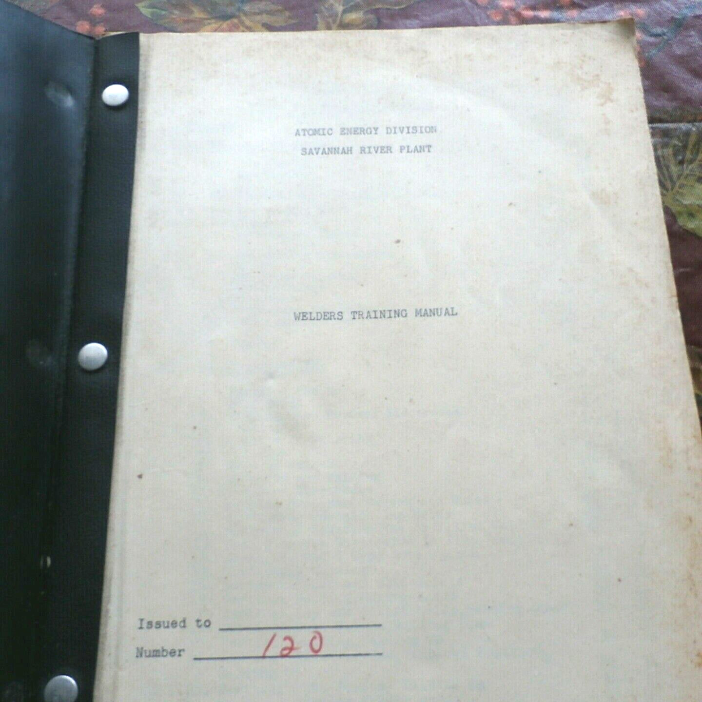1952 Dupont Welders Training Manual Engineered Maintenance LK