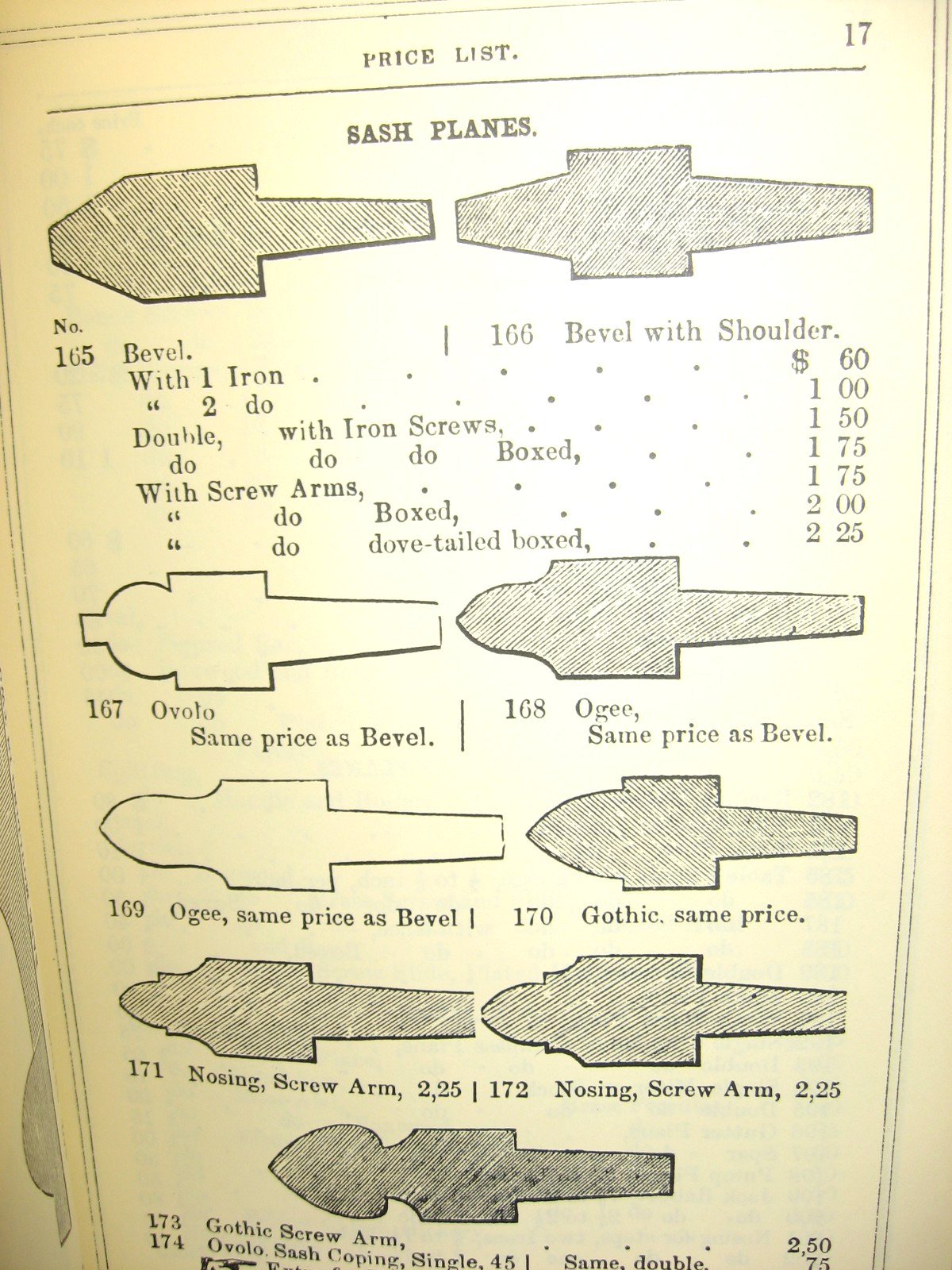 Auburn Tool Co – 1983 REPRINT: Price List-Planes, Plane Irons, Rules, Gauges…