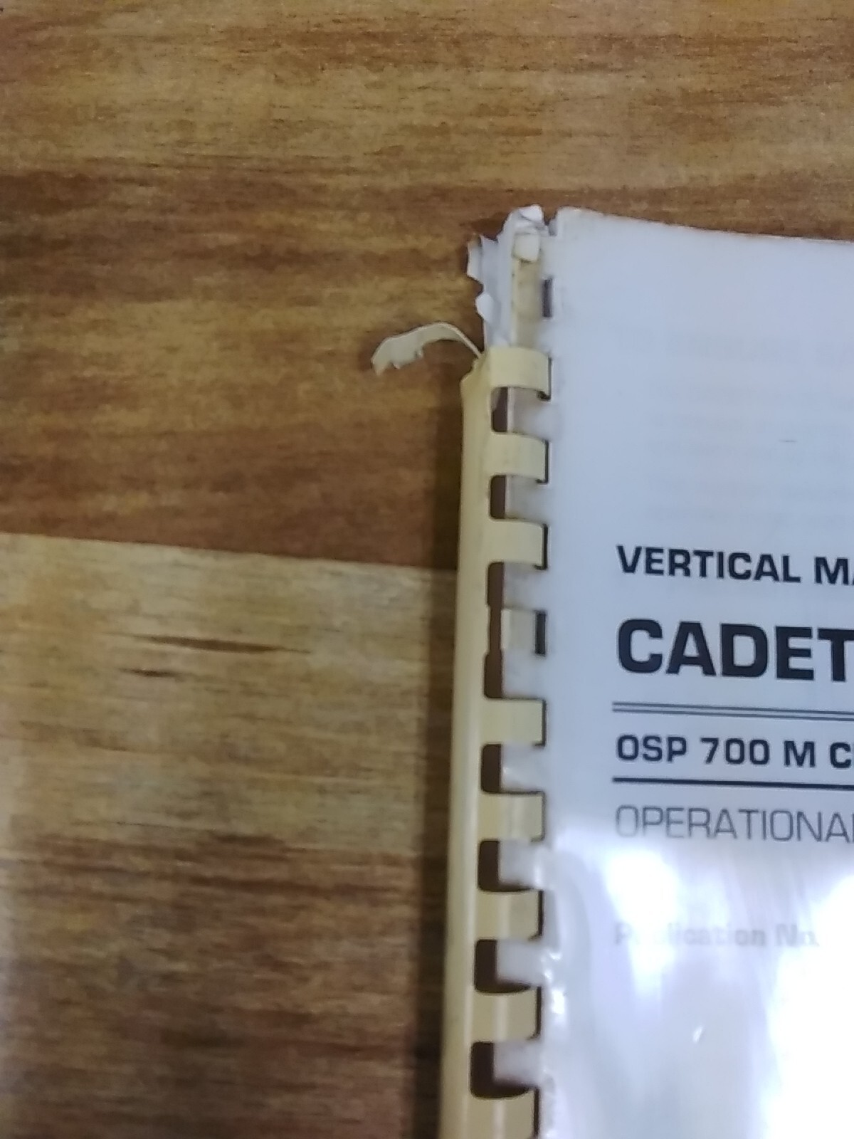Okuma Cadet-Mate OSP 700M CNC Operational & Maintenance Manual 0004