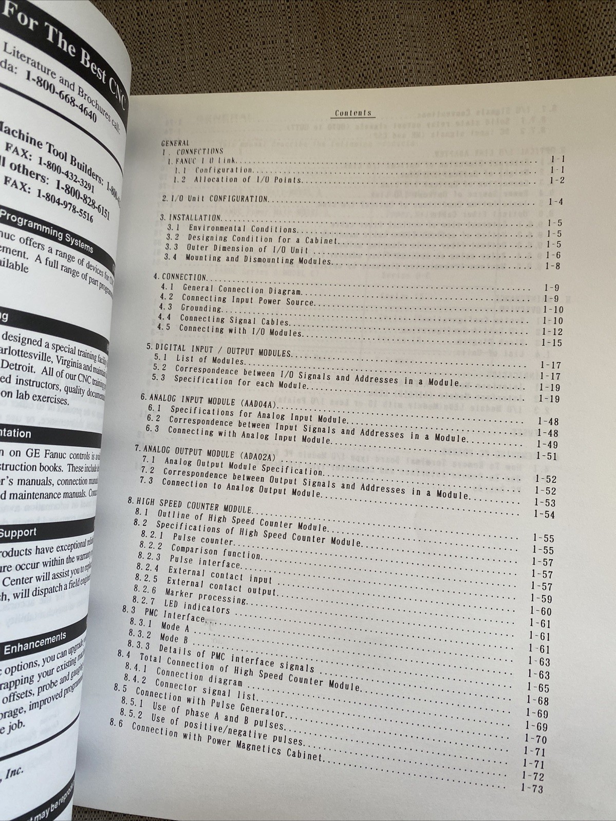 GE Fanuc Automation I/O Model A Connection Maintenance Manual Original