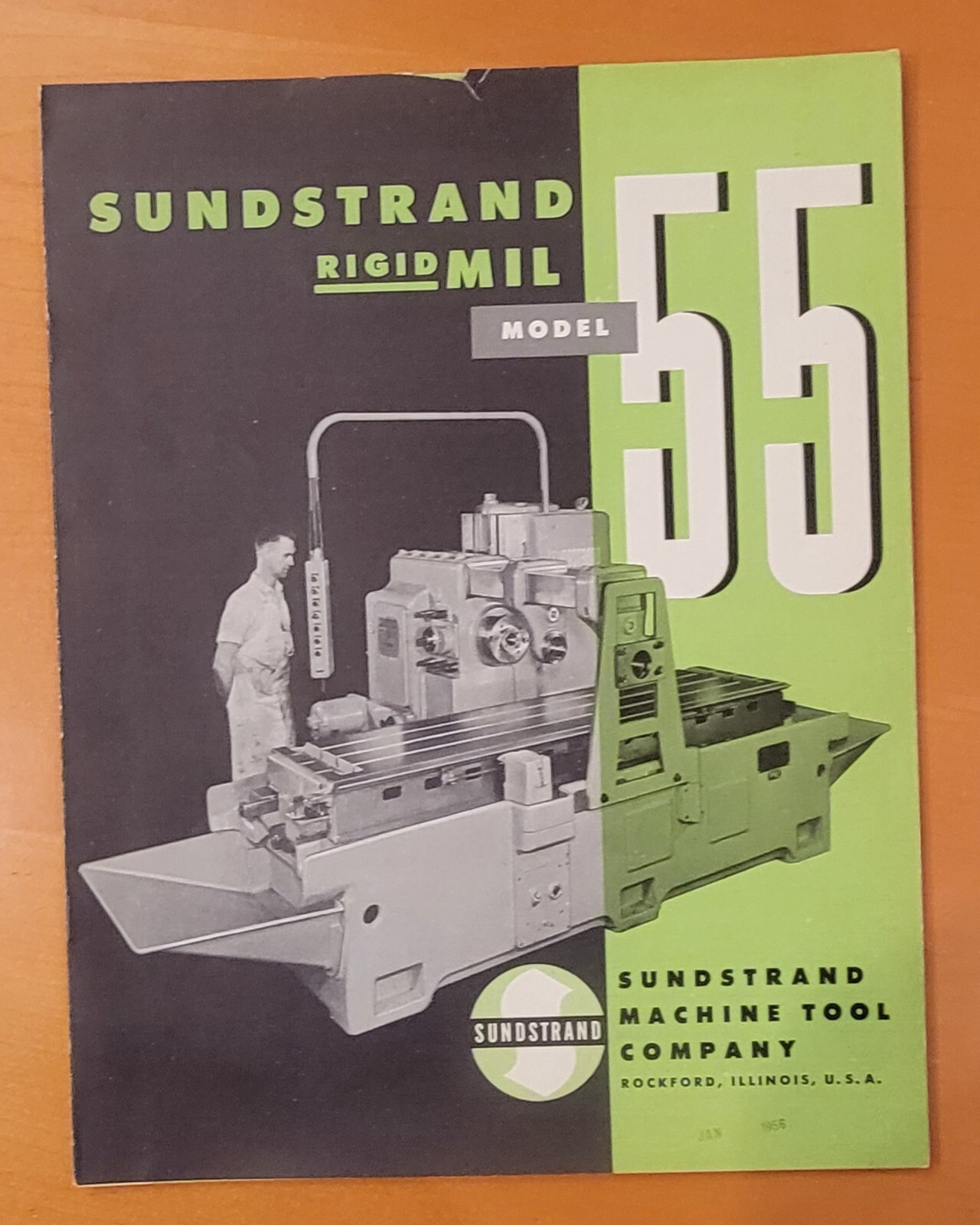 SUNDSTRAND RIGIDMILL Model 55 Sales Catalog