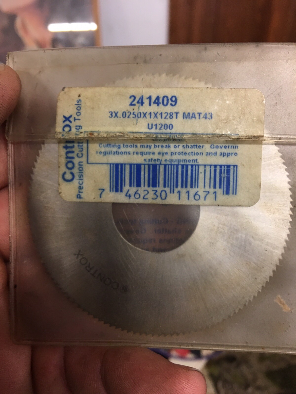 Controx 241409 3″ x .025″ x 1″ 128 Tooth Saw Blade Machine Cutting Part New J