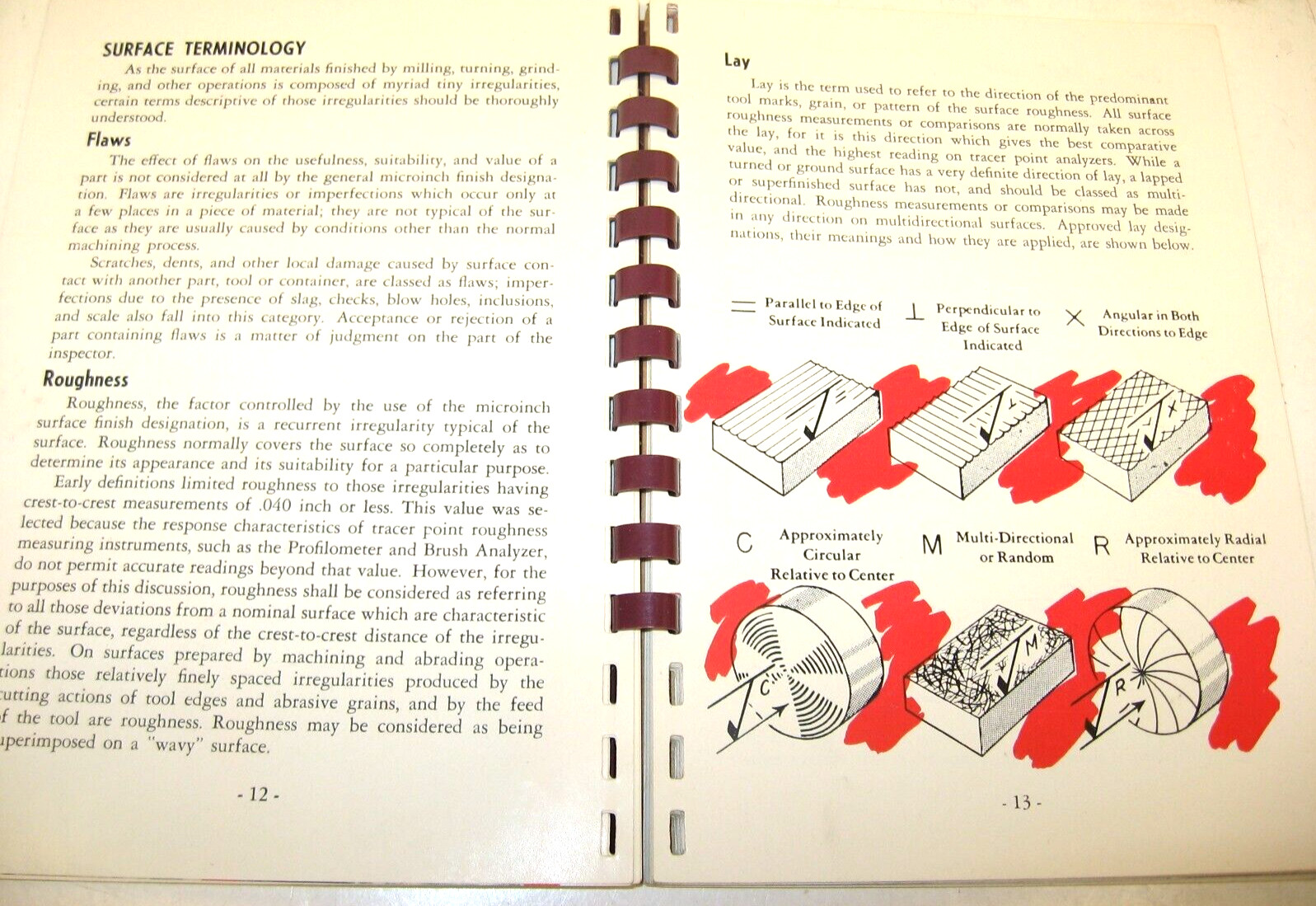 1951 CONTROL OF SURFACE QUALITY by J A Broadston M.E, Surface Checking Gage Co