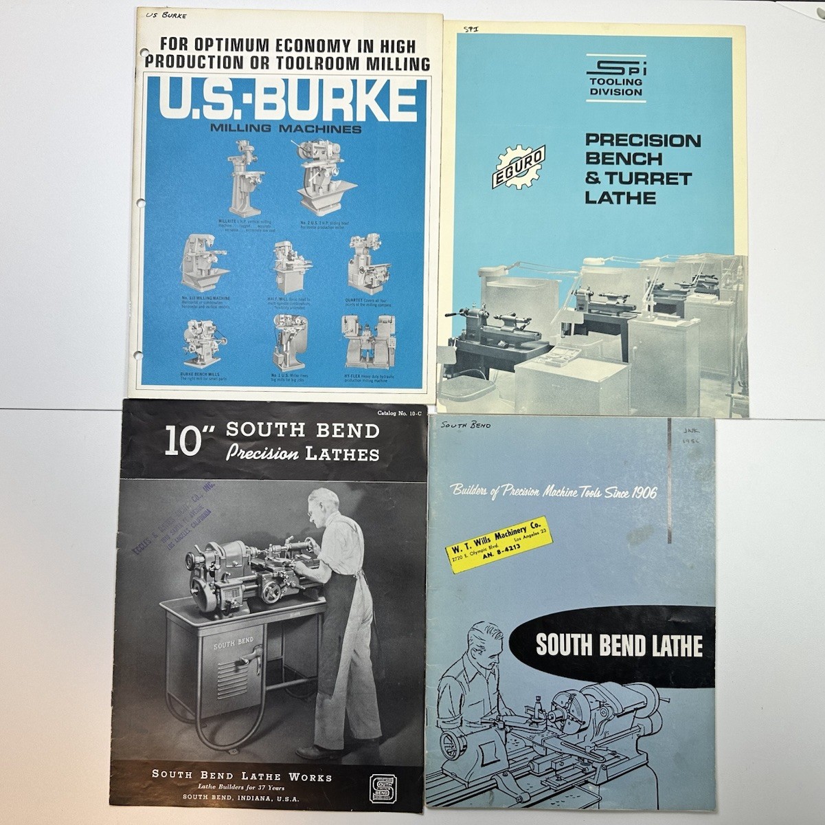 Precision Tool Catalogs Brochures Pratt Whitney Diamond Hardinge South Bend Lot