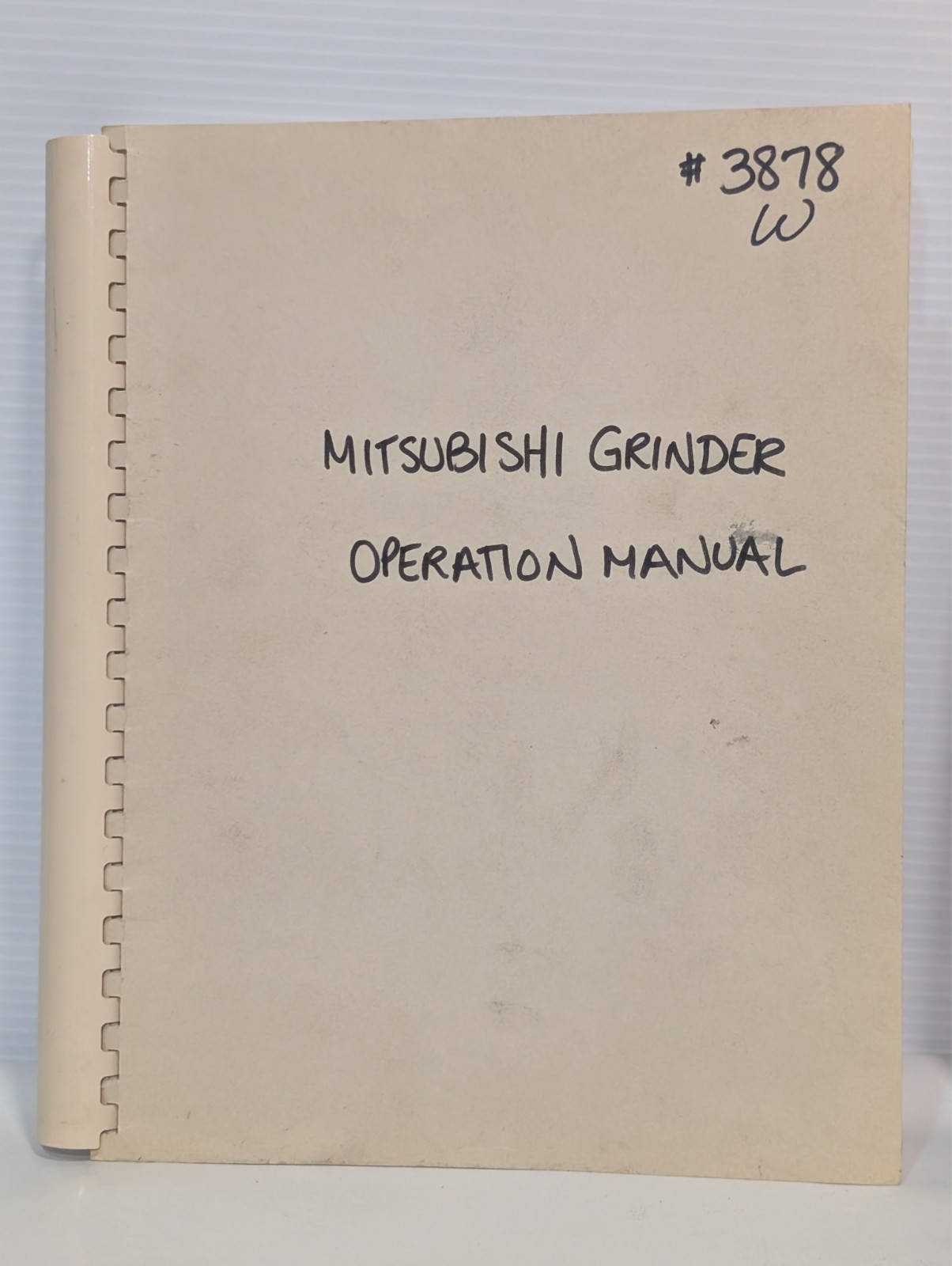 Mitsubishi PA32CNC Grinding Machine Harley Davidson Operation Manual PA32-50P