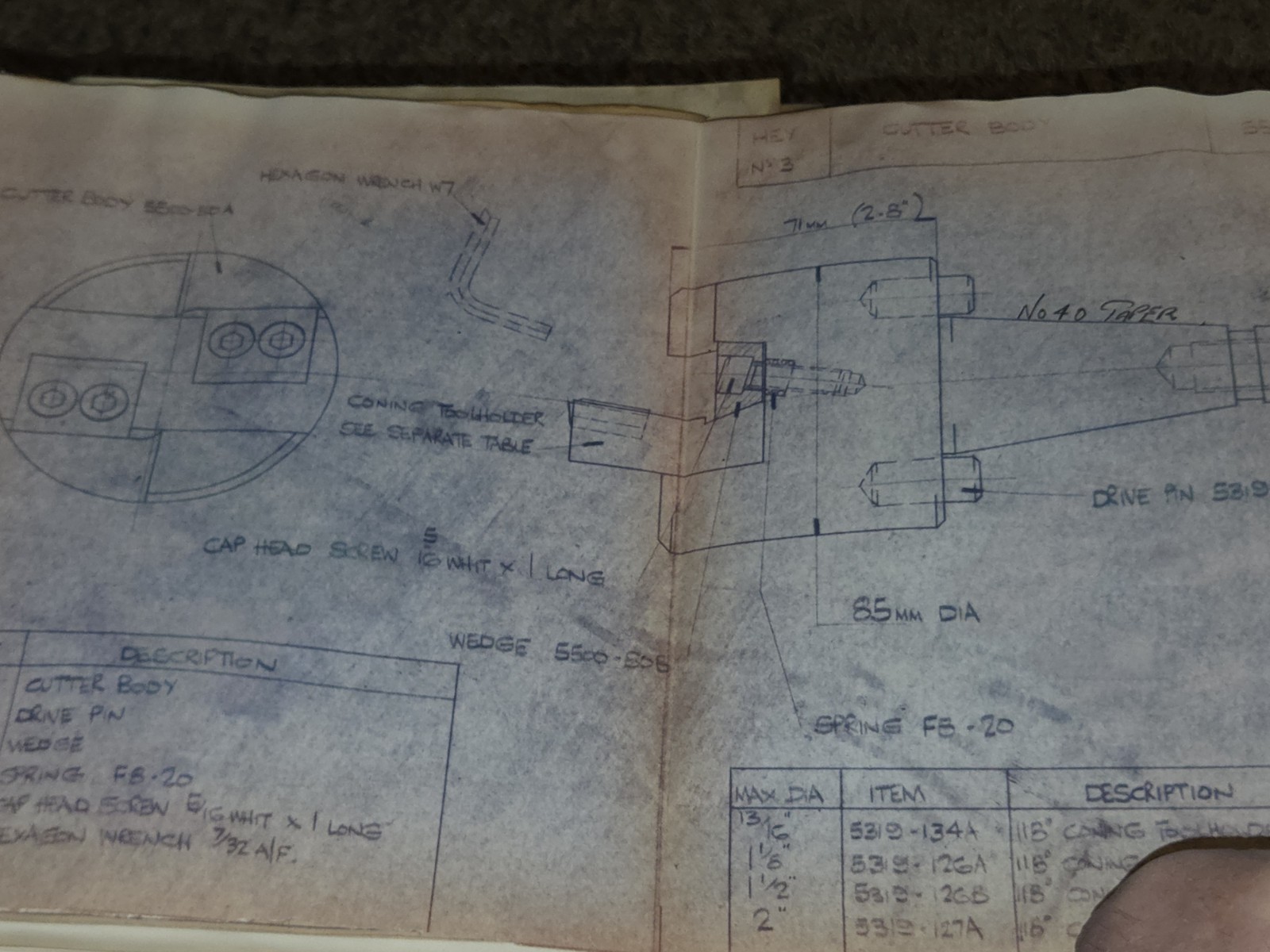 HEY machine tools Technical Information Book NO 3 FACING CENTERING MACHINE Book