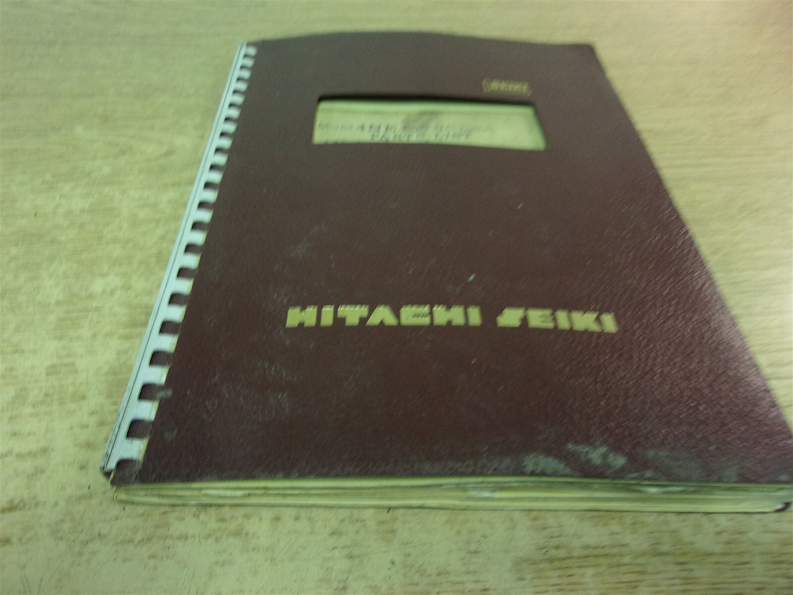 Hitachi Seiki 4NE-600 NC Lathe Parts List *FREE SHIPPING*