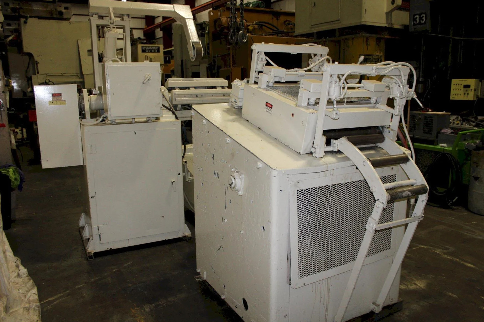 10,000 LB X 20″ X .175″ ROWE UNCOILER AND STRAIGHTENER WITH COIL CAR
