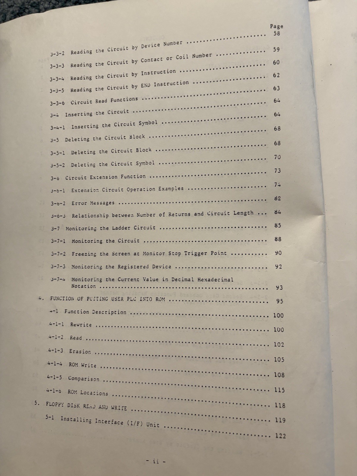 Mitsubishi CNC MELDAS 300/300-V PLC Onboard Instruction Manual 1990