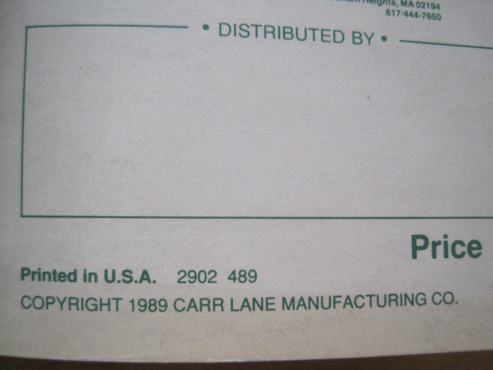 Carr Lane Handy Multipliers & Trigonometry Tables for Engineers Booklet 1989