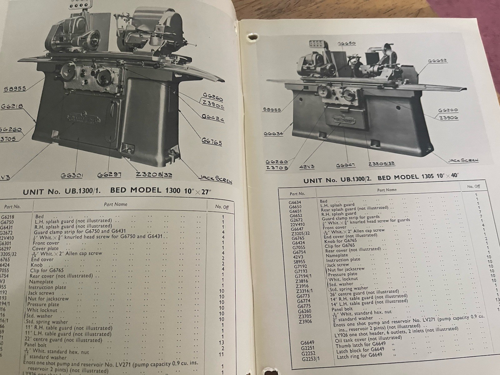 Jones ShipmanInstructions Operating/Maintaining Precision Grinding Machine/Parts