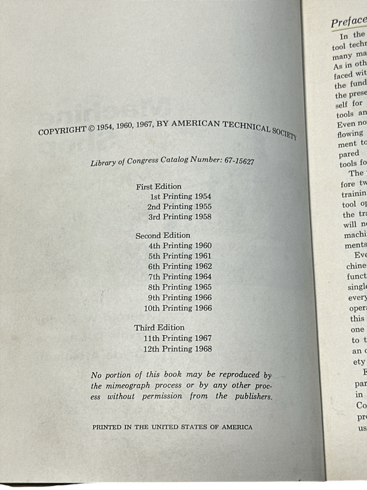 Machine Shop Operations and Setups 1969 Porter, Lascoe, Nelson HC Hardcover
