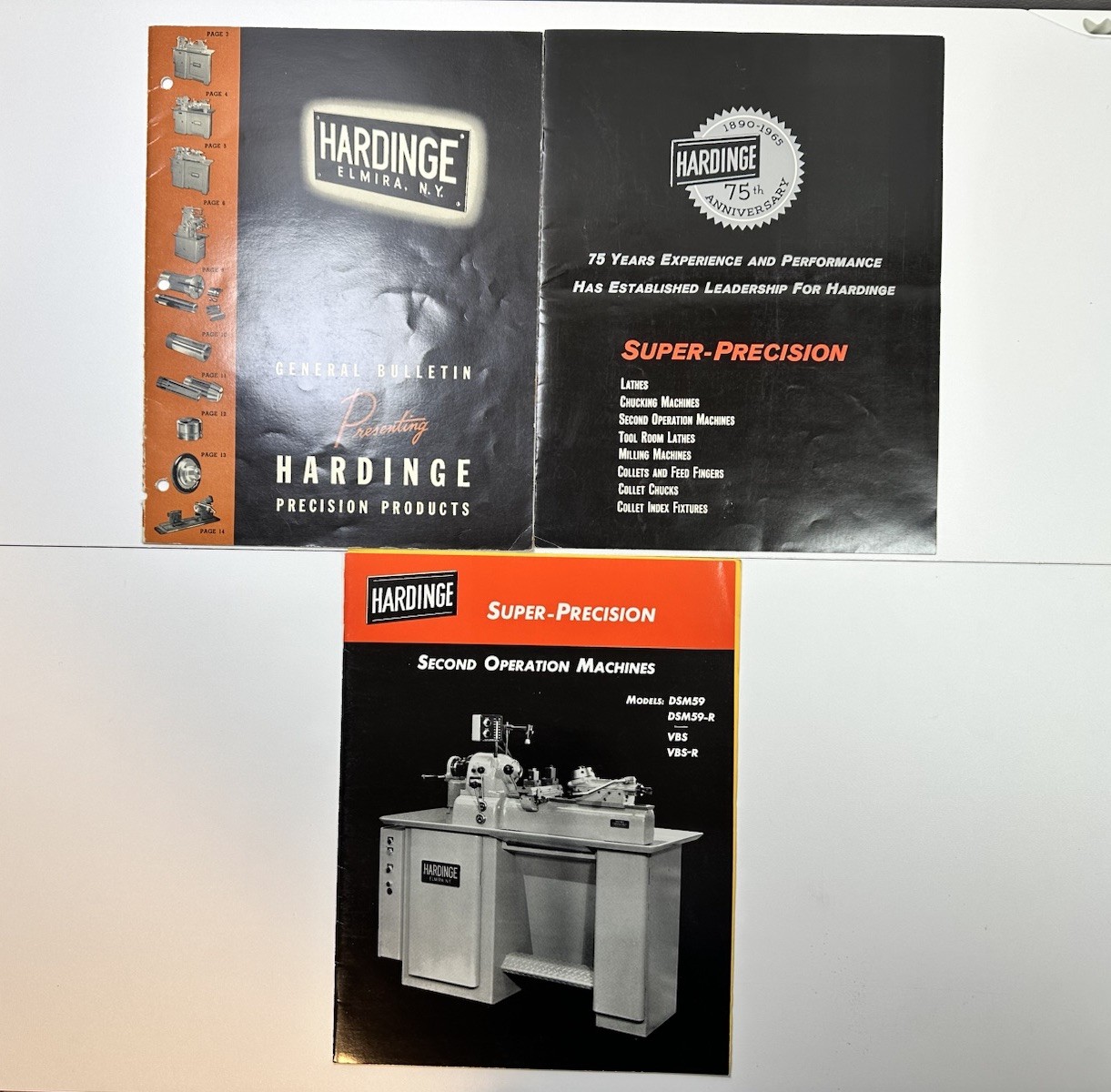 Precision Tool Catalogs Brochures Pratt Whitney Diamond Hardinge South Bend Lot