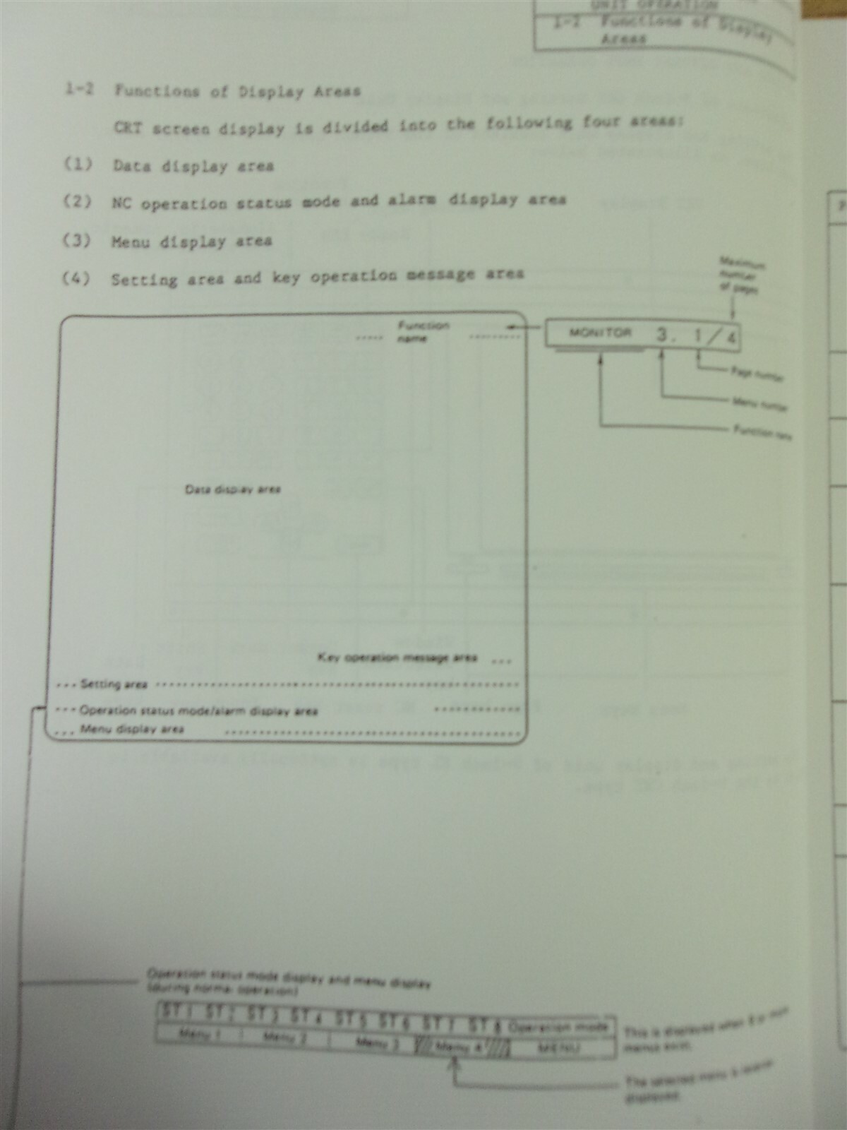 Mitsubishi CNC Meldas 500M Series Instruction Manual 9″ EL/CRT