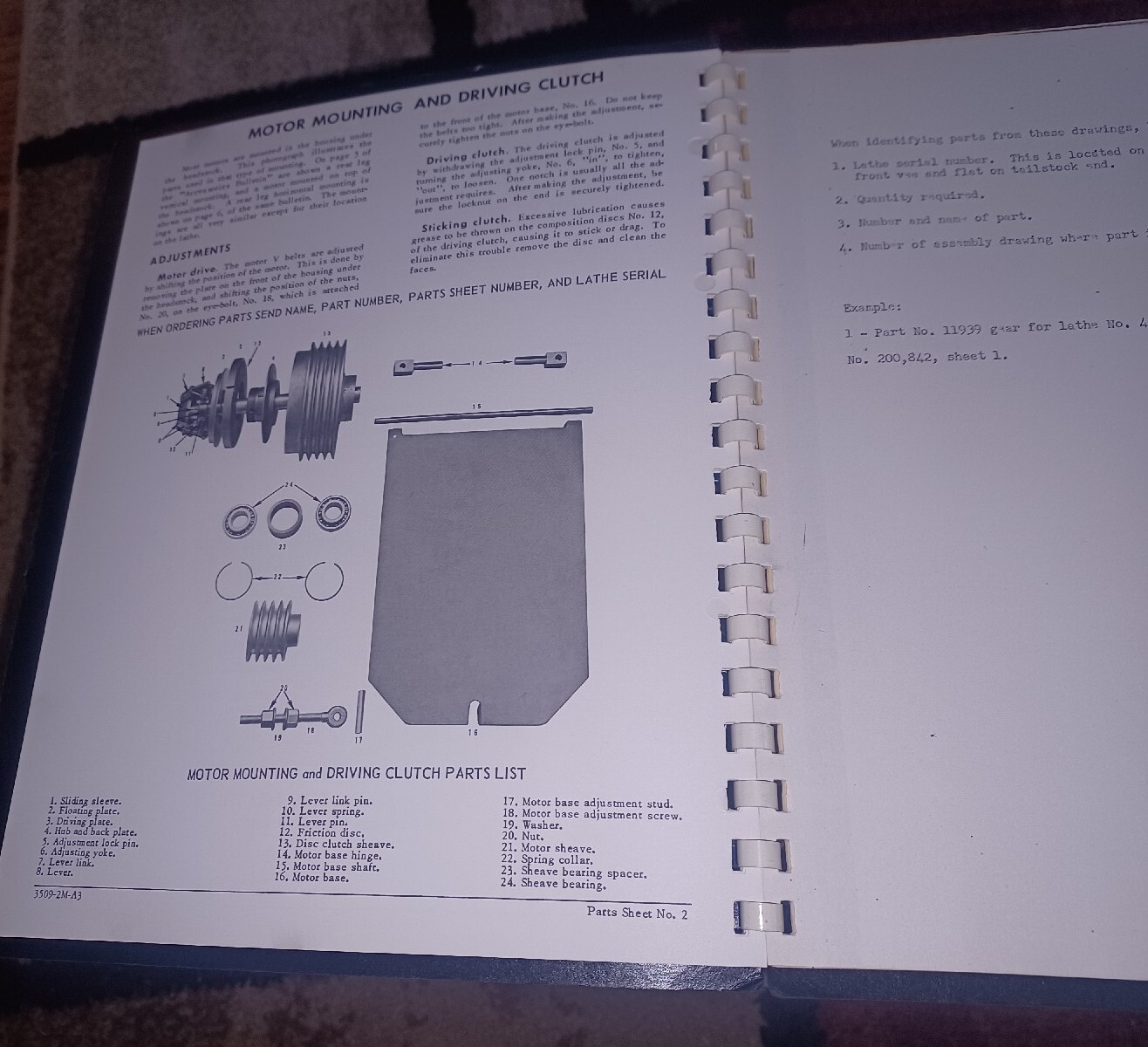 OPERATORS MANUAL FOR MONARCH LATHE NO N-37486 HANDBOOK INSTRUCTIONS PARTS BOOK