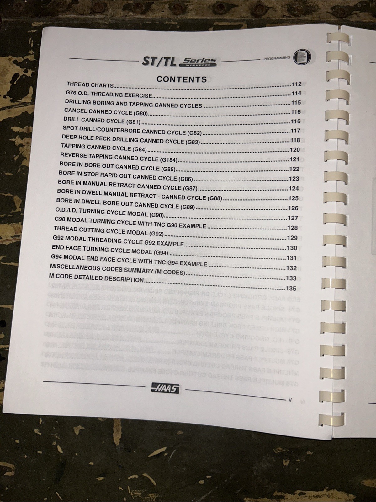 HAAS Automation Inc. Lathe Series Programming Workbook 2015 F11
