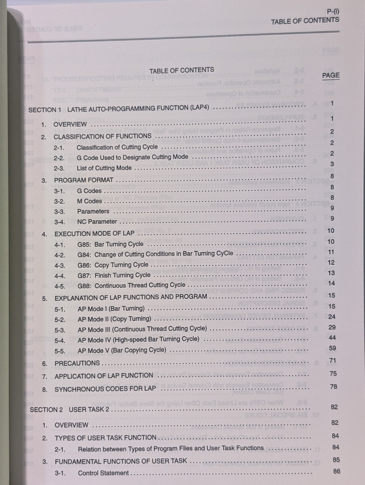 Okuma Pub. 3815-E Special Functions Manual No.1 for CNC Systems OSP7000L,OSP700L