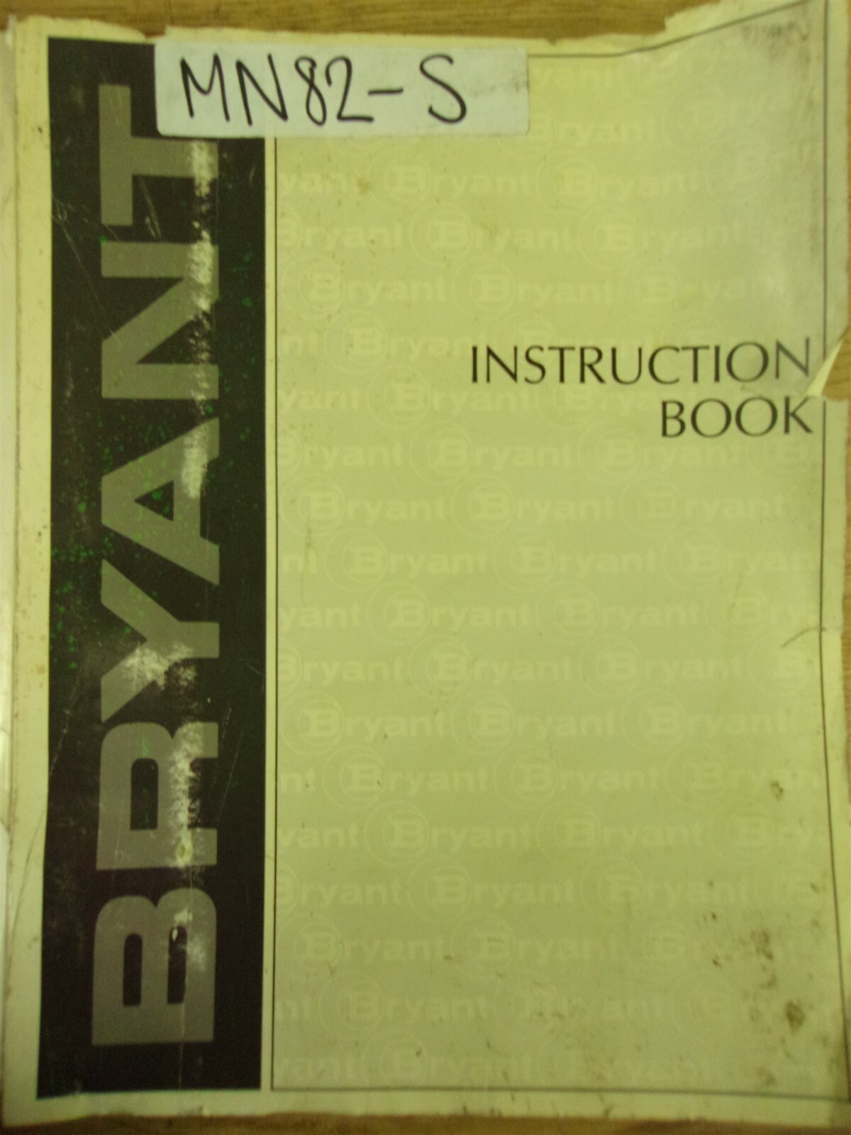 Bryant Centalign Internal Grinder Model C Ser. 2 Instruction Book 1975