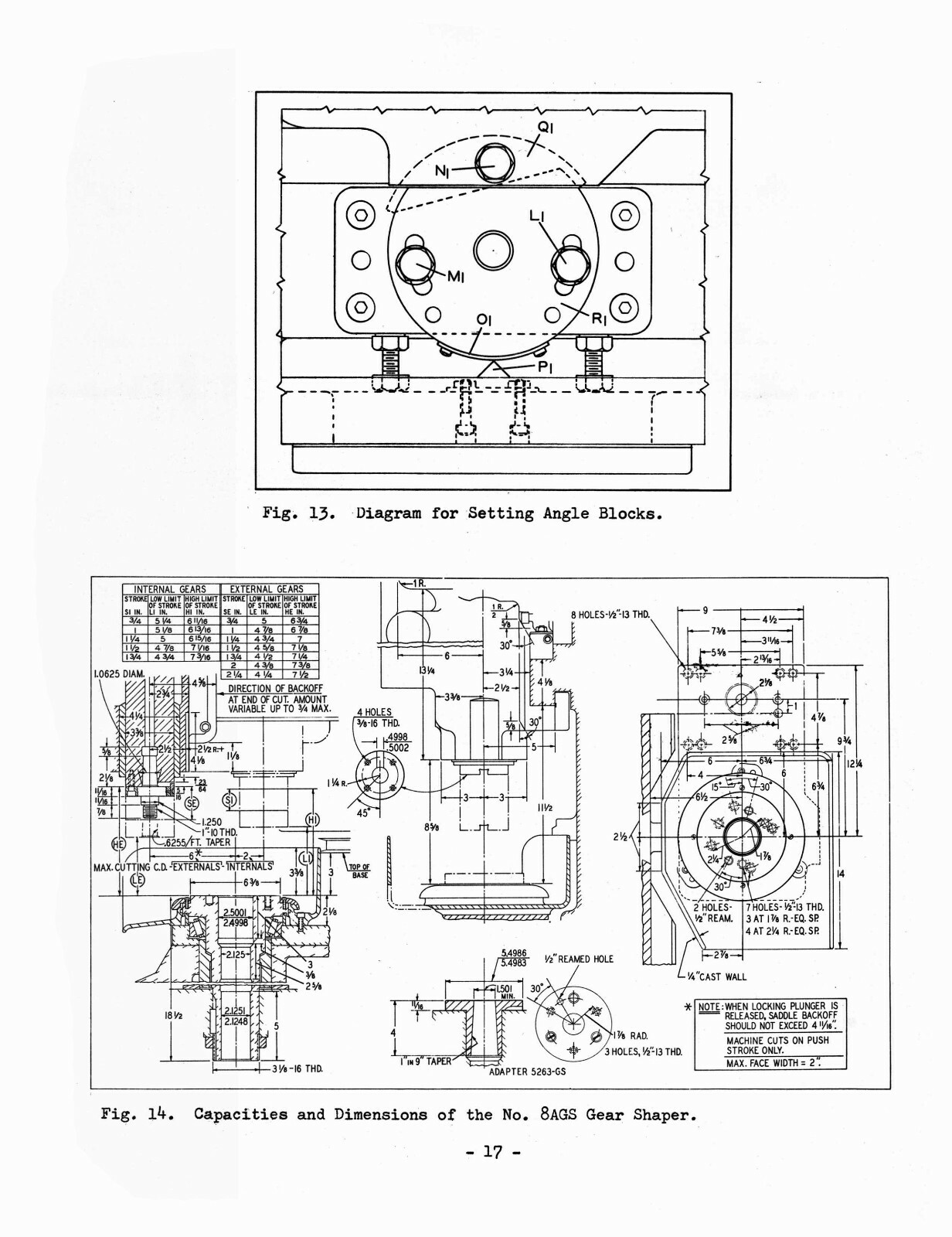 Fellows #8AGS Gear Shaper Instruction Manual #1732