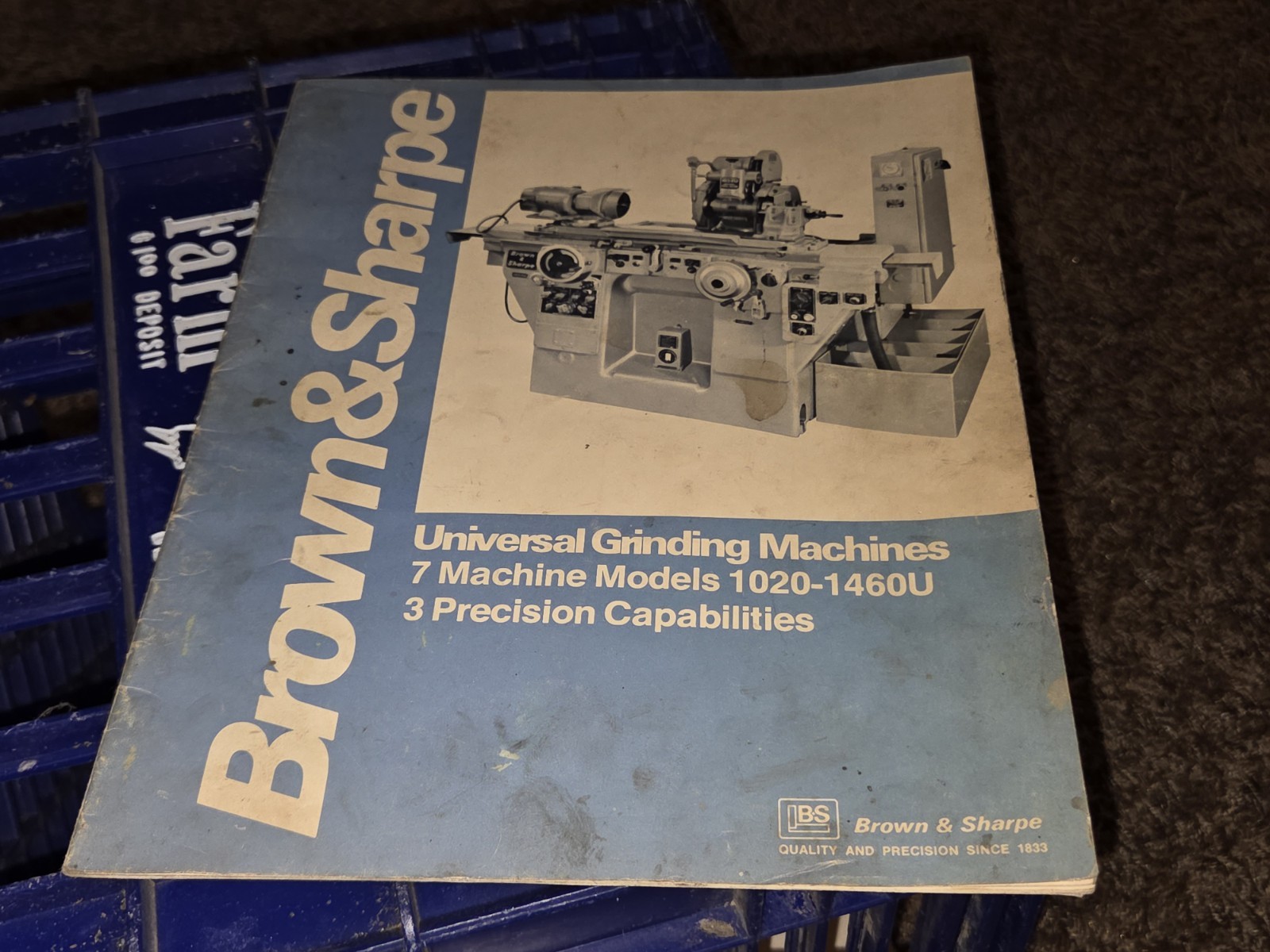 Brown And Sharpe Universal Grinding Machines 1020 1460u Sales Catalog Book VTG