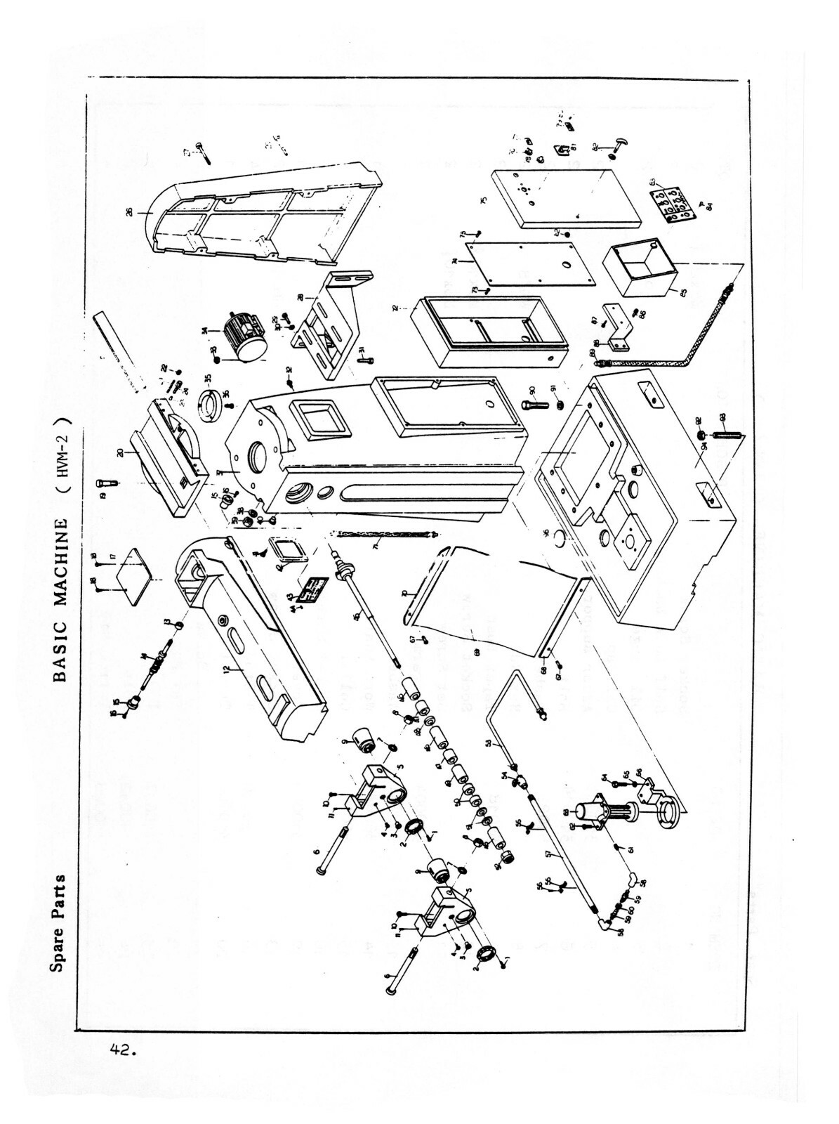 Jet JUM-1 & HVM-2 Horiz & Vert Mill Operator, Maintenance, & Parts Manual #1639