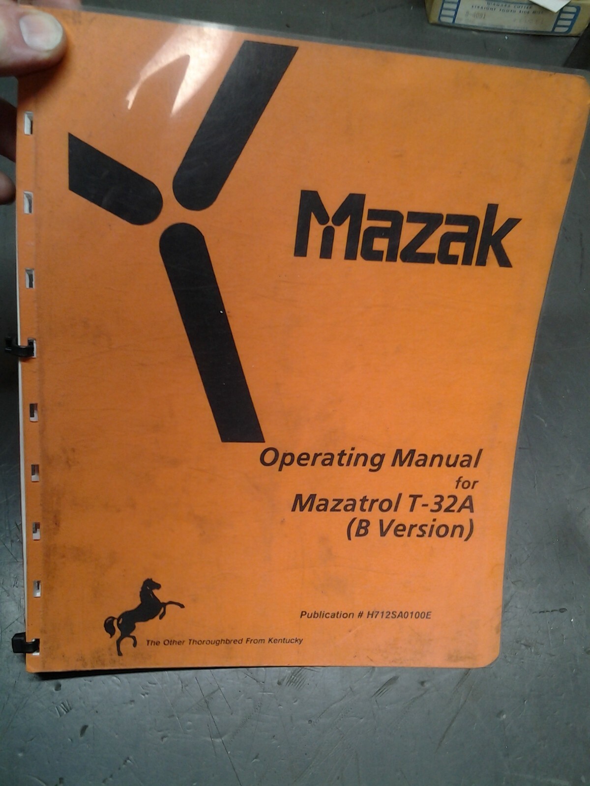 MAZAK OPERATING MANUAL MAZATROL T-32-A (B Version) (MS-237)