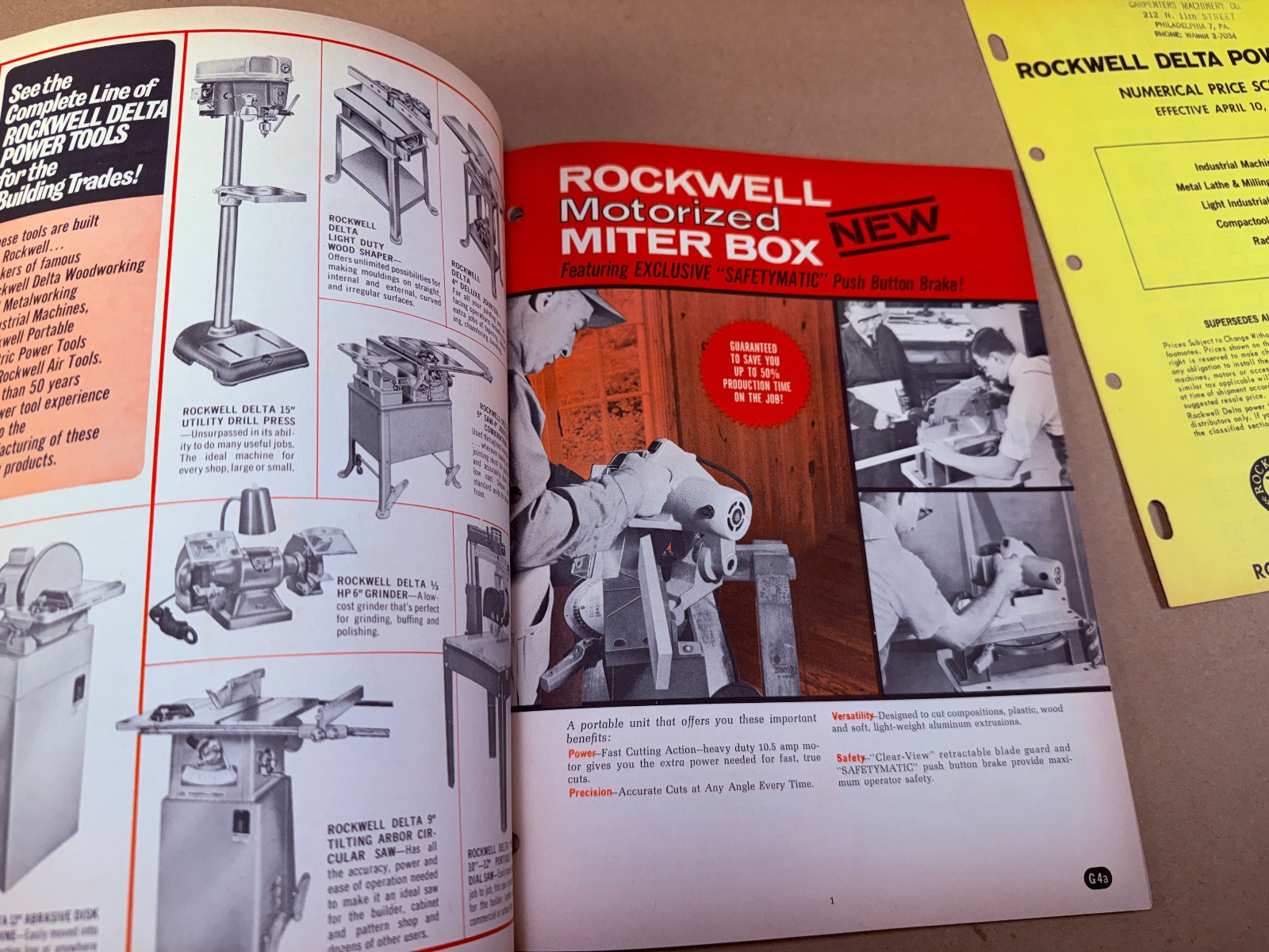 1967 ROCKWELL DELTA Stationary Power Tools Industrial Machines Catalog + Prices