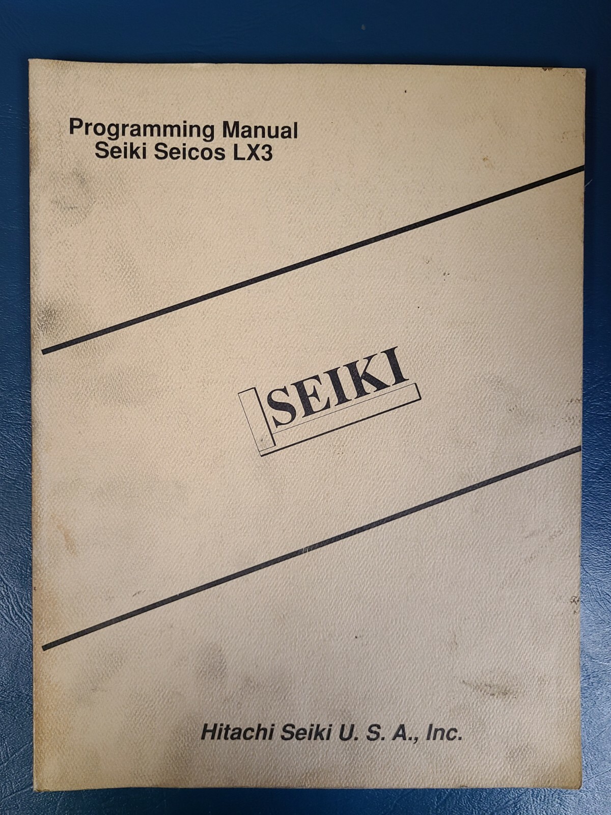 Hitachi Seiki Programming Manual 15SII 20SII series Seiki-Seicos LX-3 ORIGINAL