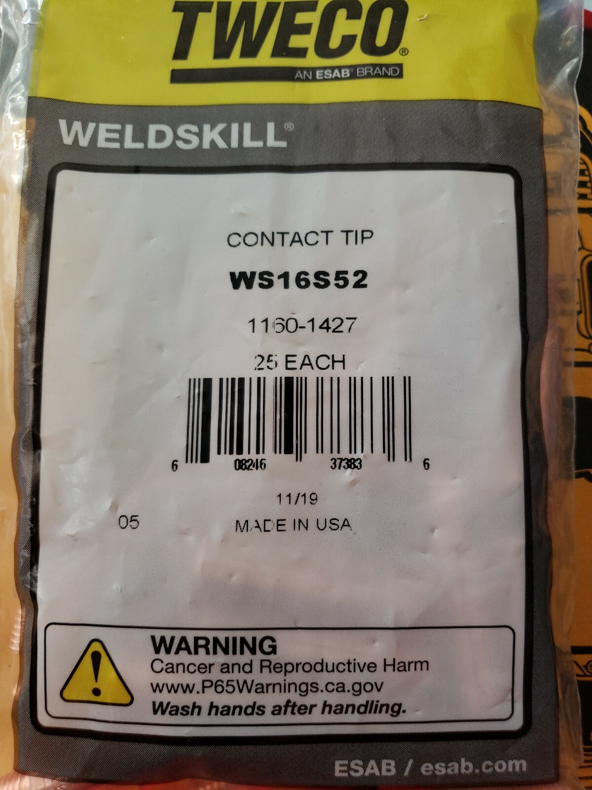 TWECO 11601427 Tip,Heavy Duty,Series 16,0.052 In,PK25