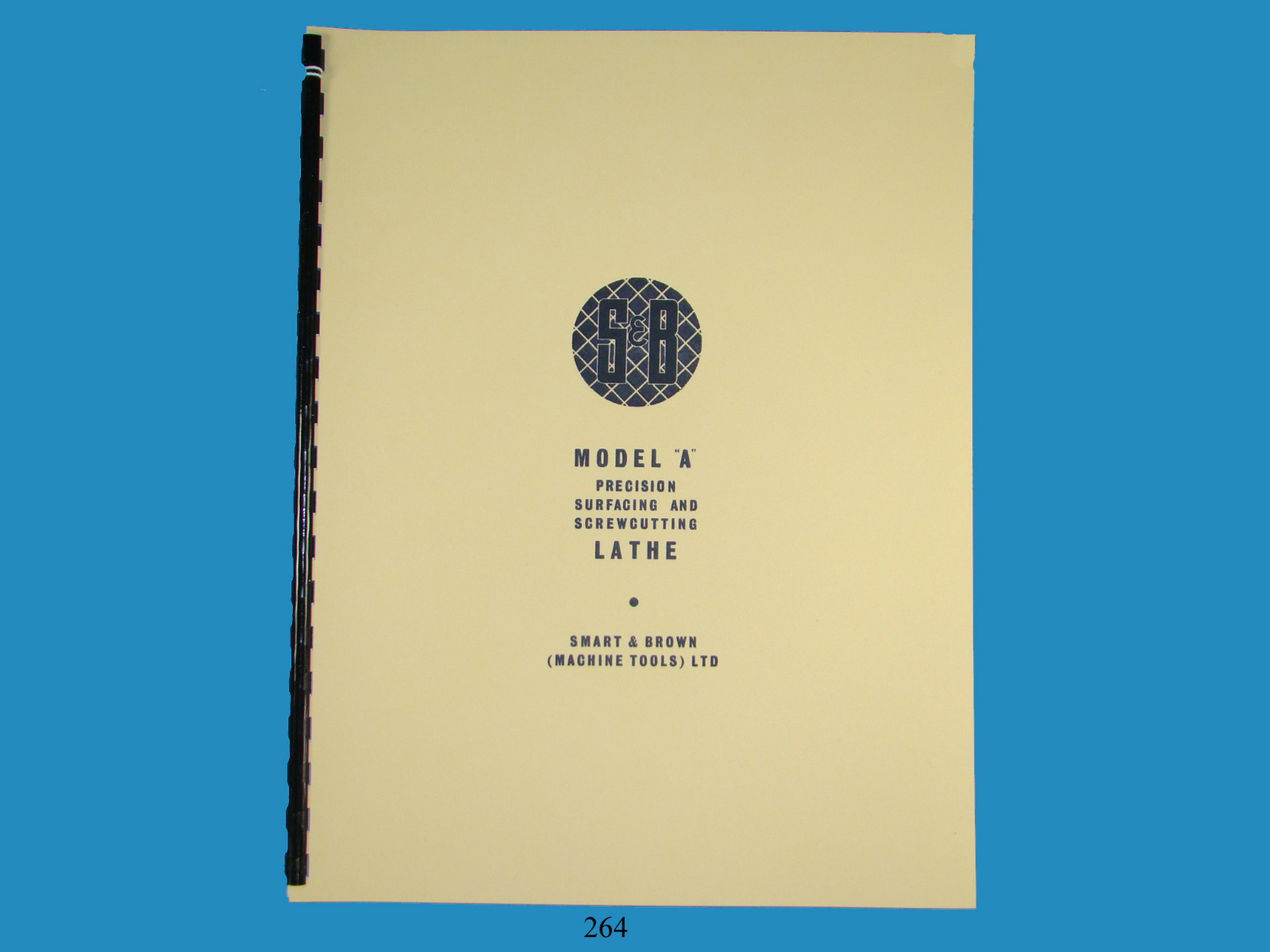 Smart & Brown Model A Operators Manual *264