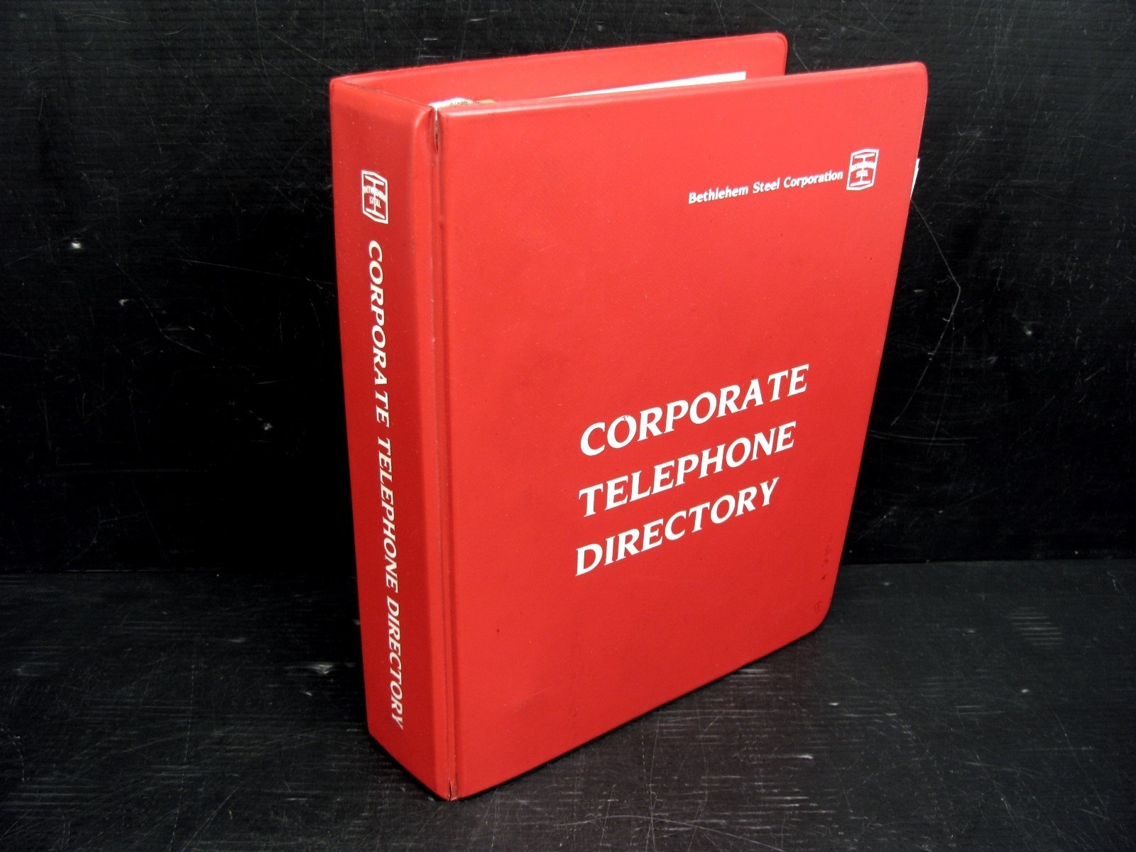 Vintage BETHLEHEM STEEL – RARE – Corporate Telephone Directory w/ I-BEAM LOGO