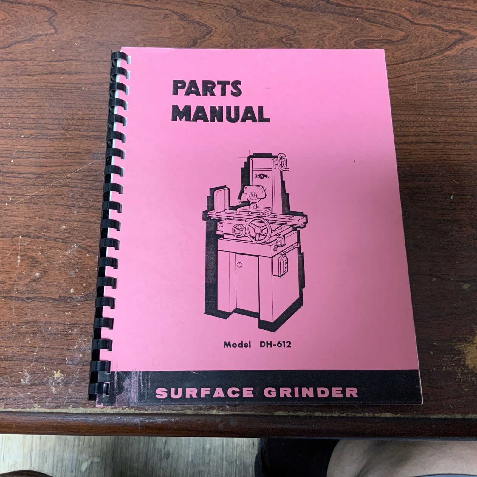 DoAll Surface Grinder Model DH-612 Parts Manual