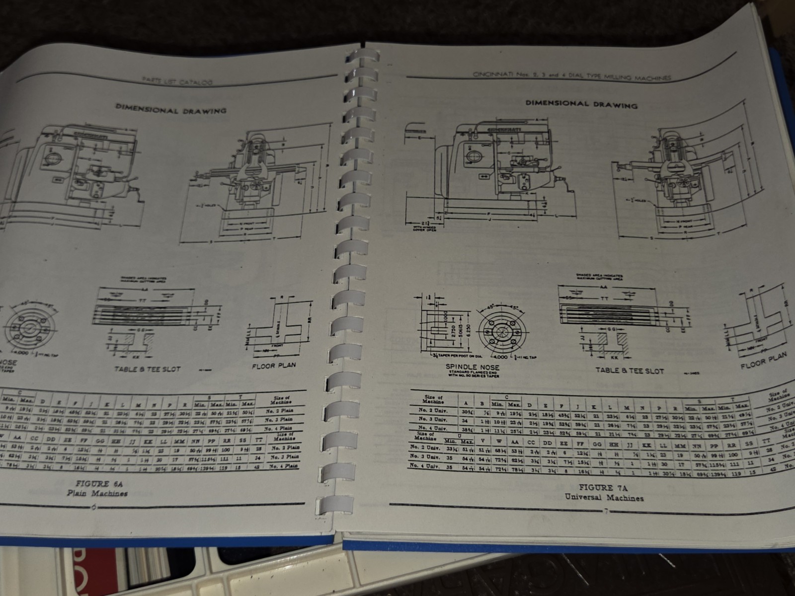 Cincinnati Milacron 2,3,4 Dial Type Model OM Milling Machine Parts Servic Manual