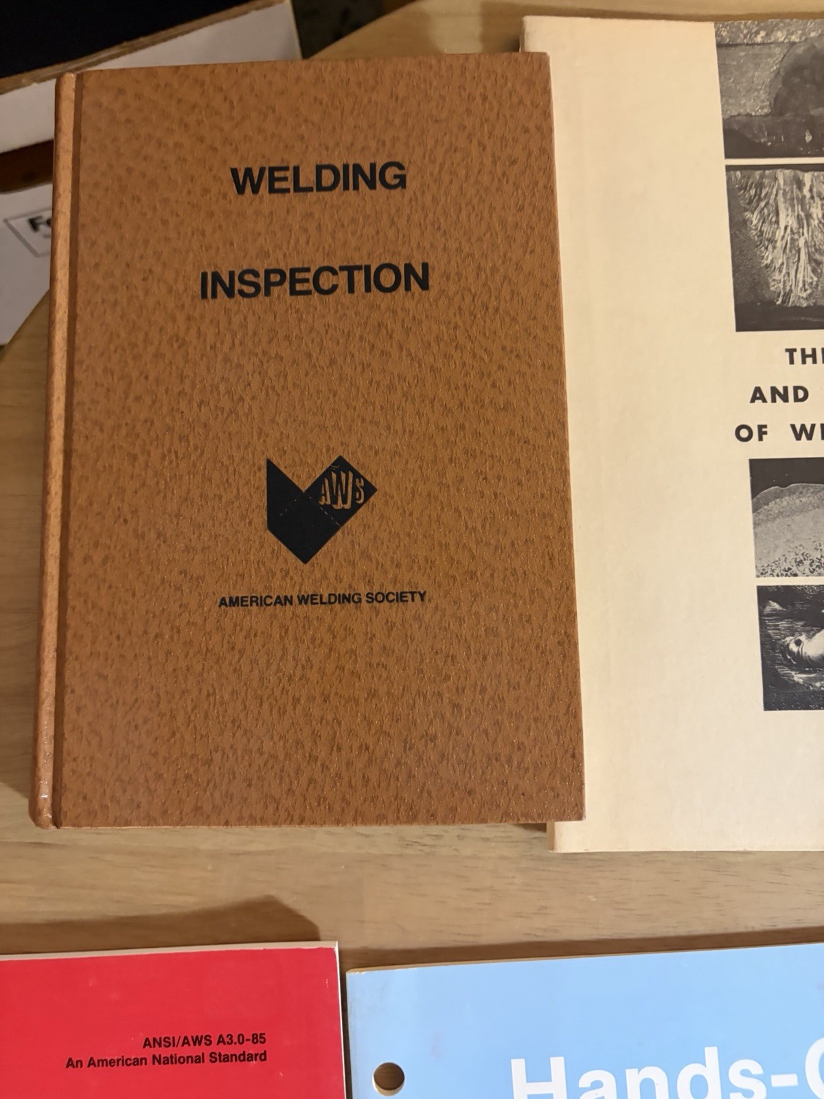 Vintage 70s 80s AWS Welding Inspector Training Manuals Textbook Lot of 7