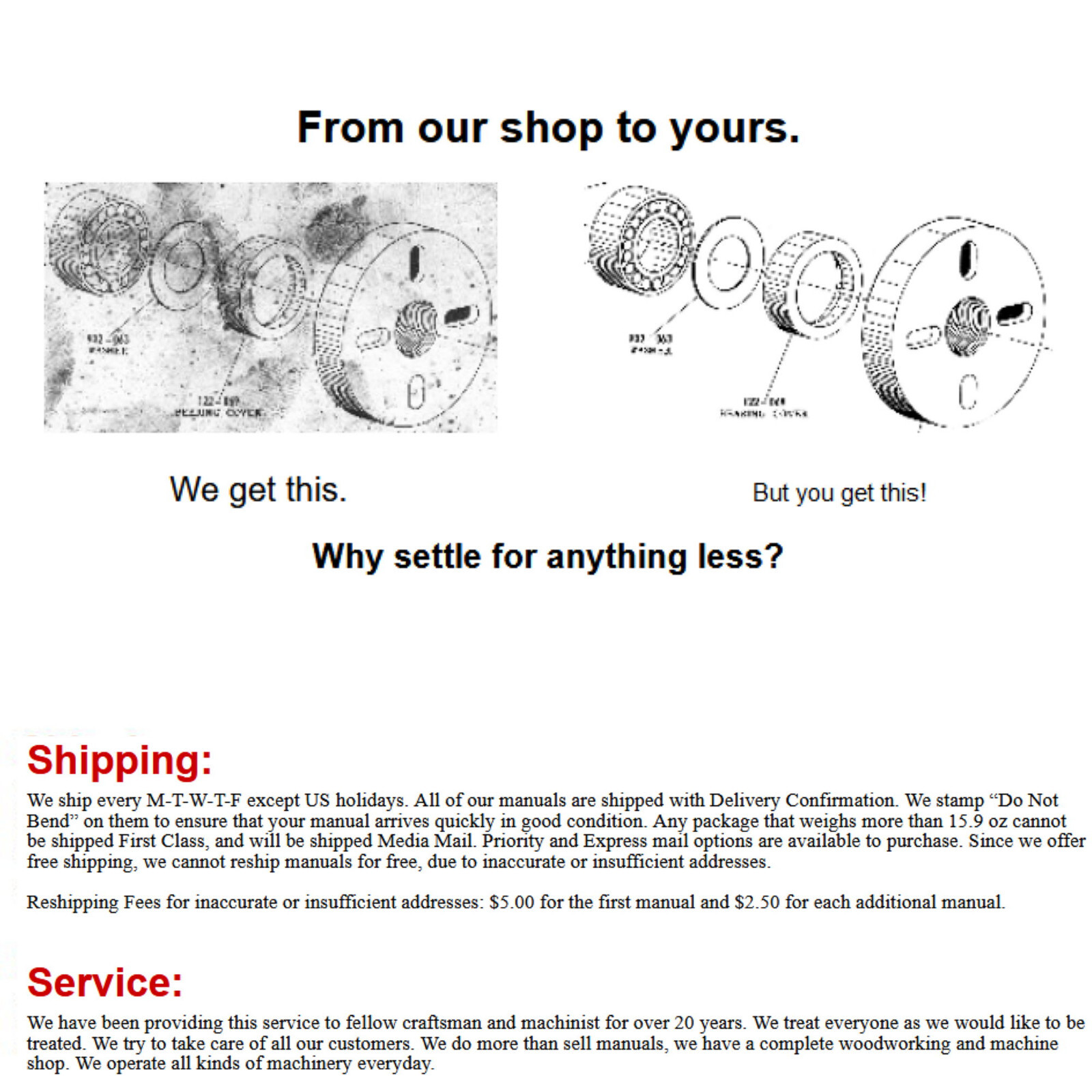 DoALL VS612 VS618 Surface Grinder Repair Parts Manual 0277