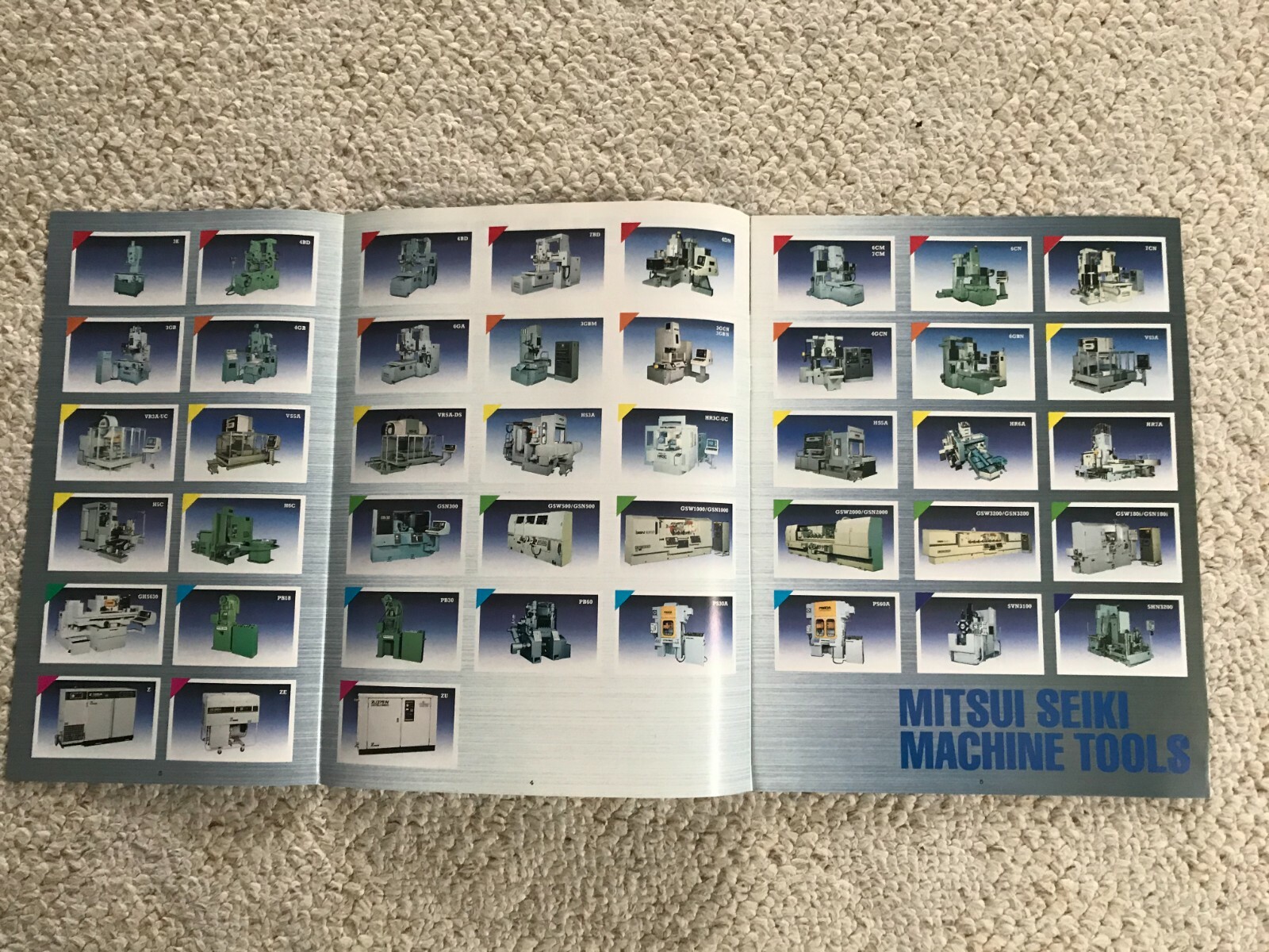 MITSUI SEIKI MACHINE TOOLS SPECIFICATION CATALOG