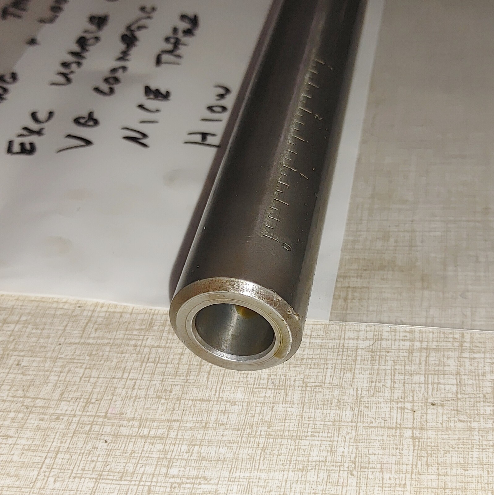 Emco Maximat V10-P Lathe Tailstock Parts: Ram, Leadscrew, Bearings & Nut H10W