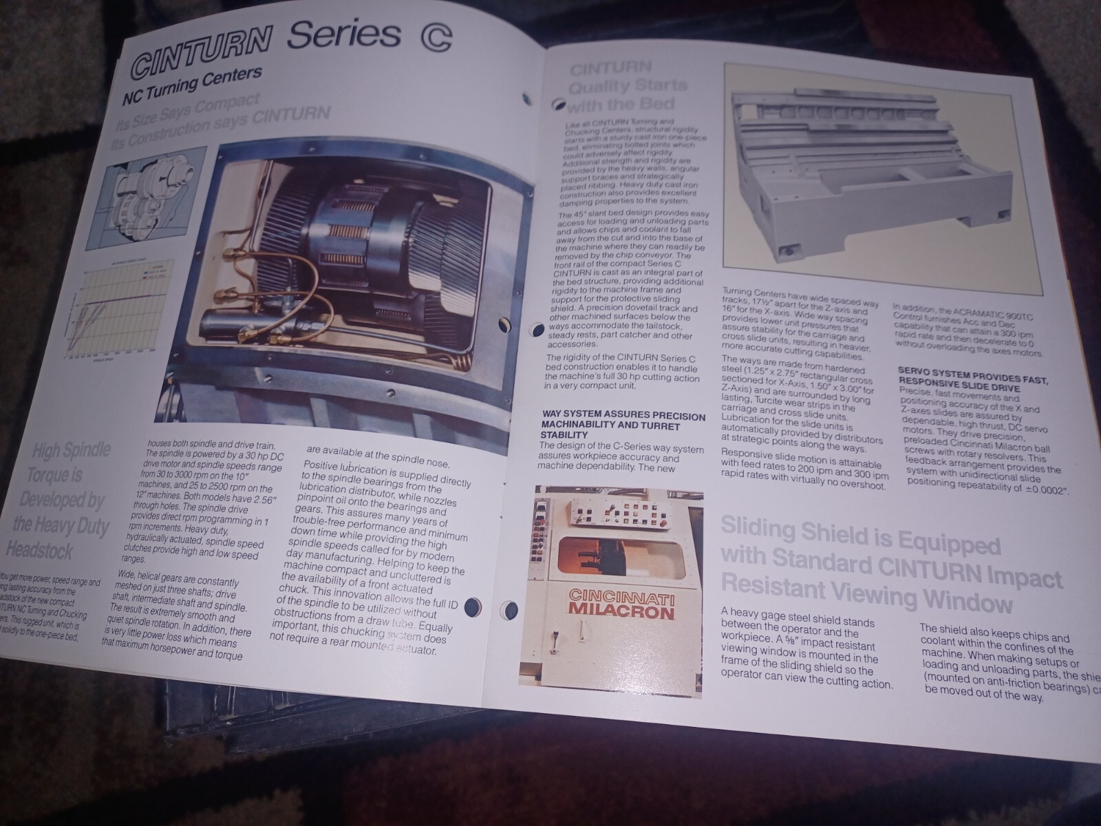 1980 Cincinnati Milacron Cinturn Series C Sales Catalog Book NC Turning Centers