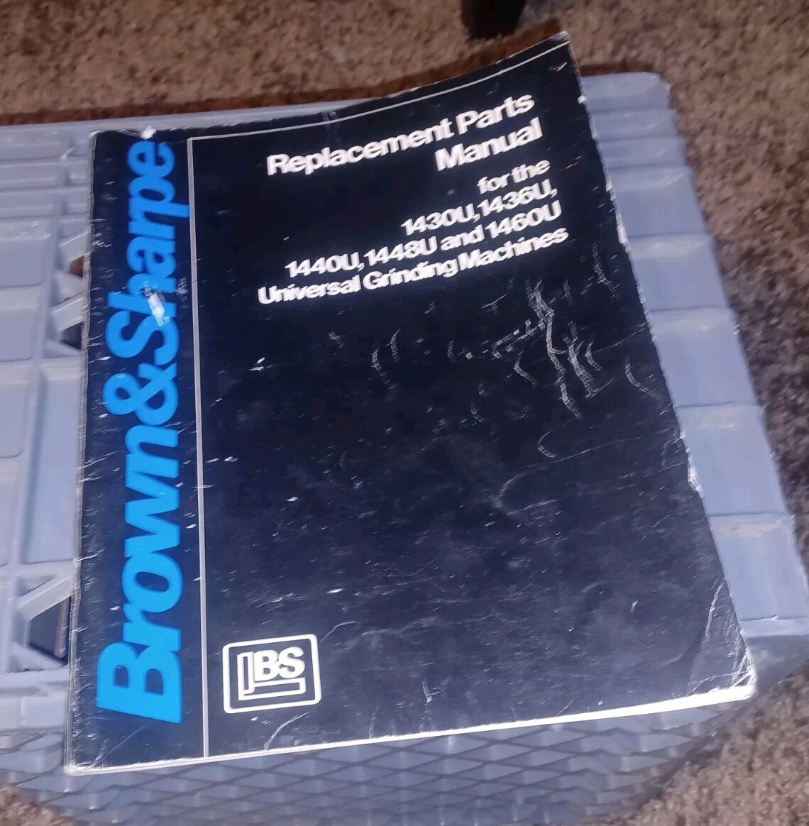 BROWN & SHARPE Replacement Parts Manual 1430u 1436u 1440u 1448u GRINDING MACHINE