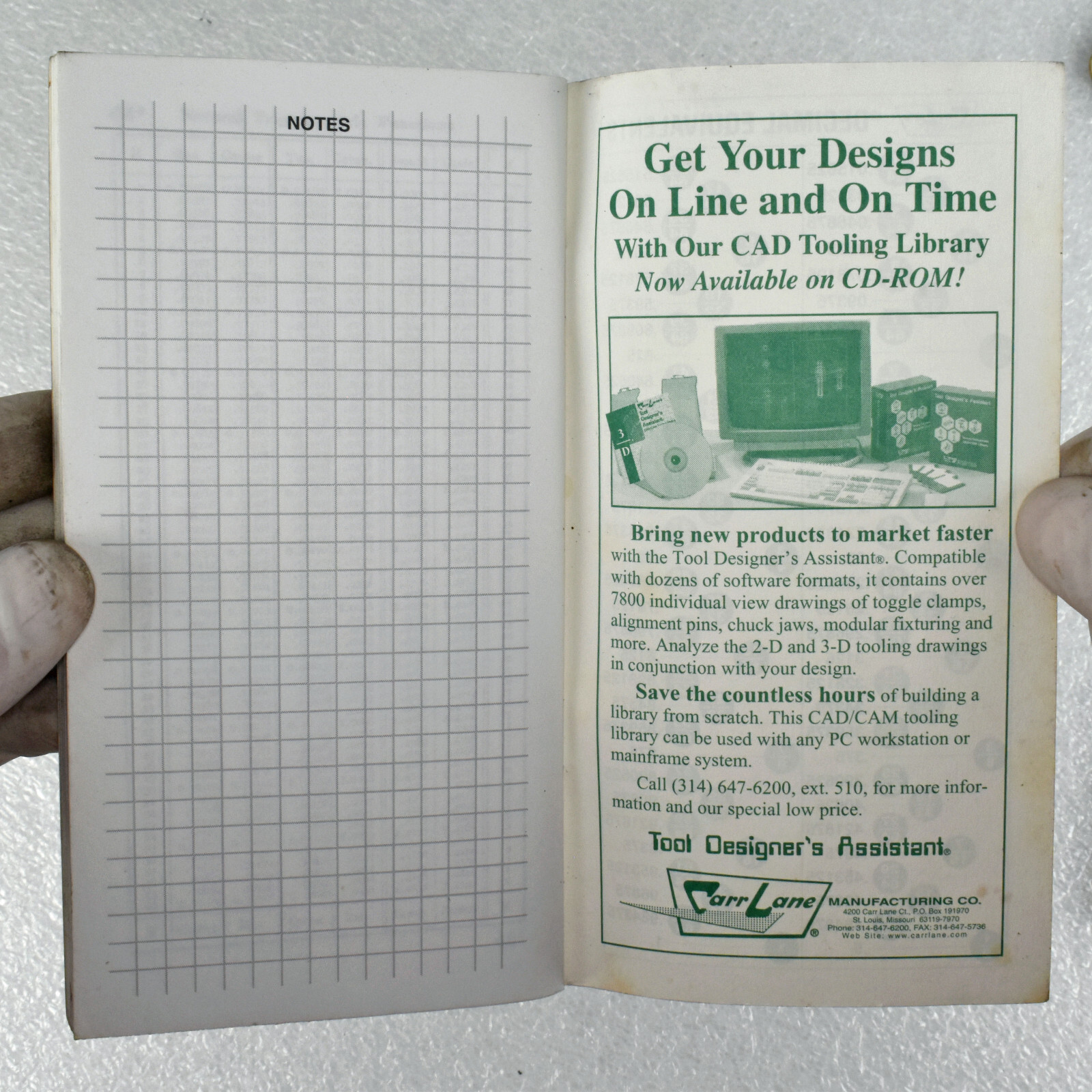 VTG Lot of Machinist Reference Guide Chart Cards Booklet Carr Lane Trigonometry
