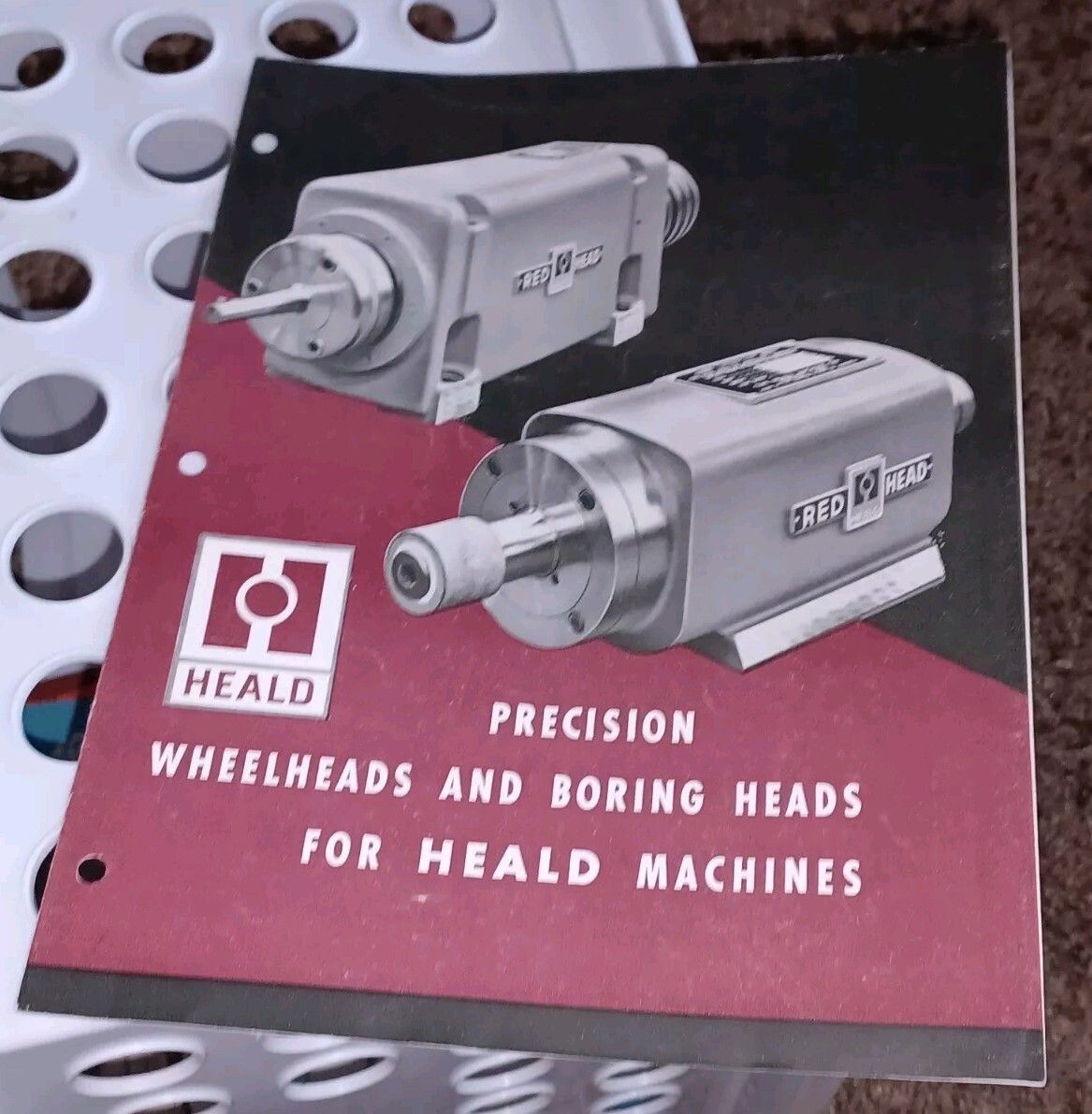 HEALD MACHINE COMPANY Sales Catalog Bulletin PRECISION WHEELHEADS BORING HEADS