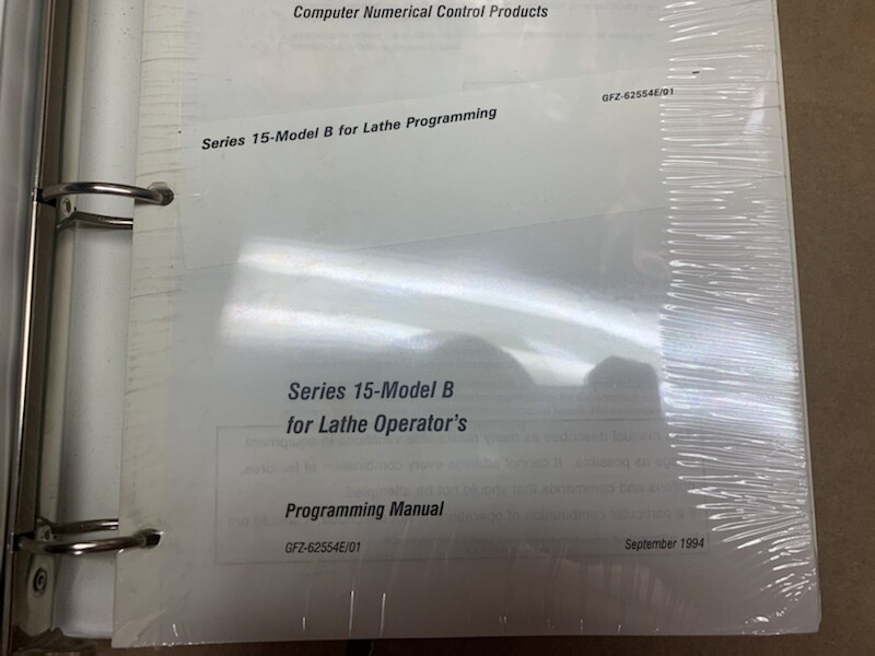 GE Fanuc Automation Operators Programming Manual GFZ-62554E/01 Series 15 HARD