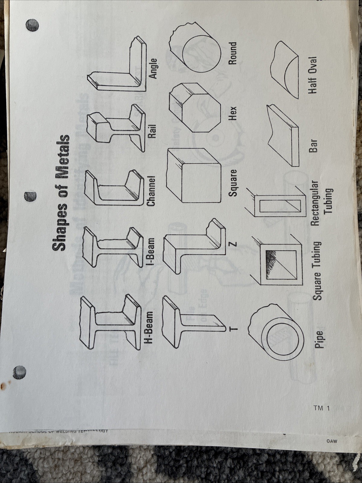 Vintage Welding & Mechanical Drawing Coursework 1979–80 | Trade School Archive