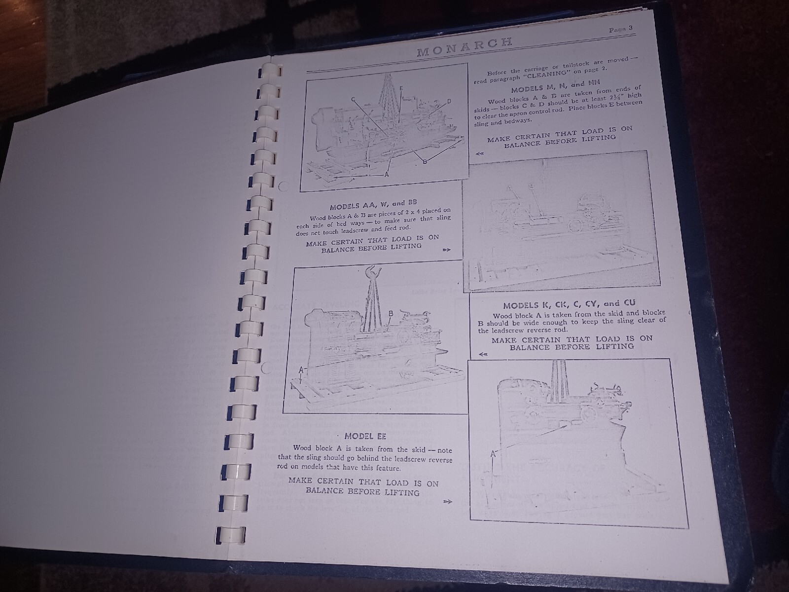 OPERATORS MANUAL FOR MONARCH LATHE NO N-37486 HANDBOOK INSTRUCTIONS PARTS BOOK