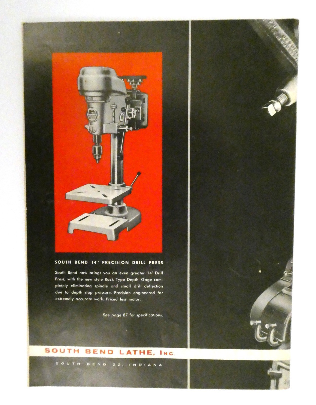 South Bend Machine Tools Catalog 1960