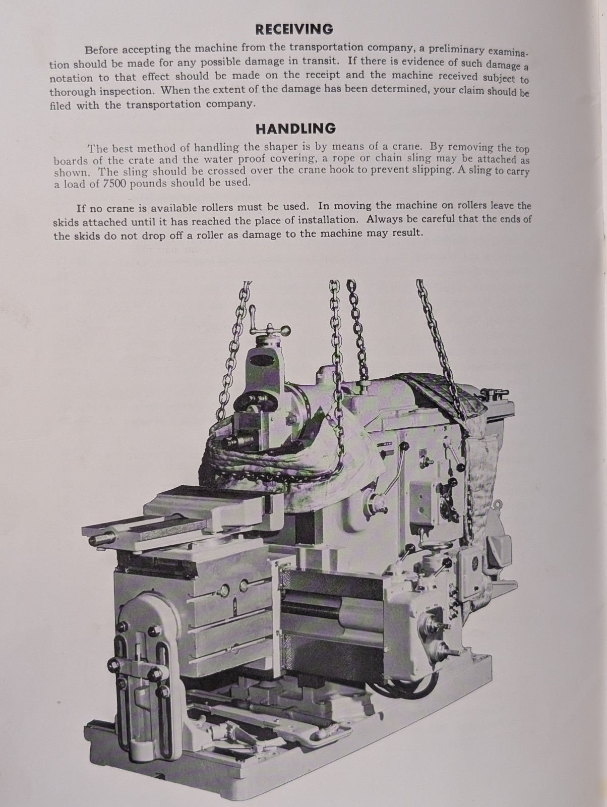 Rockford Machine Tool Co. 16″ 20″ 24″ 28″ Hydraulic Shaper Service Manual