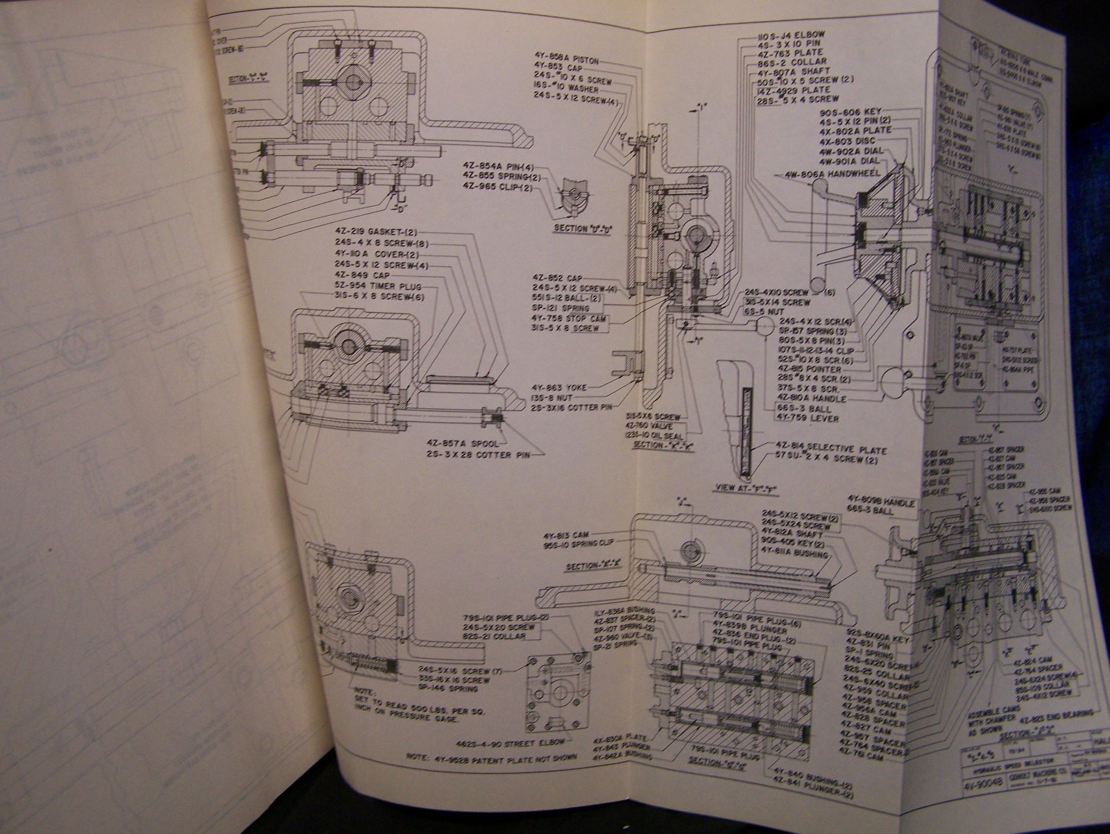 PRE 1963~GISHOLT #3, 4, 5 RAM TYPE TURRET LATHE~SERVICE MANUAL~MADISON, WIS
