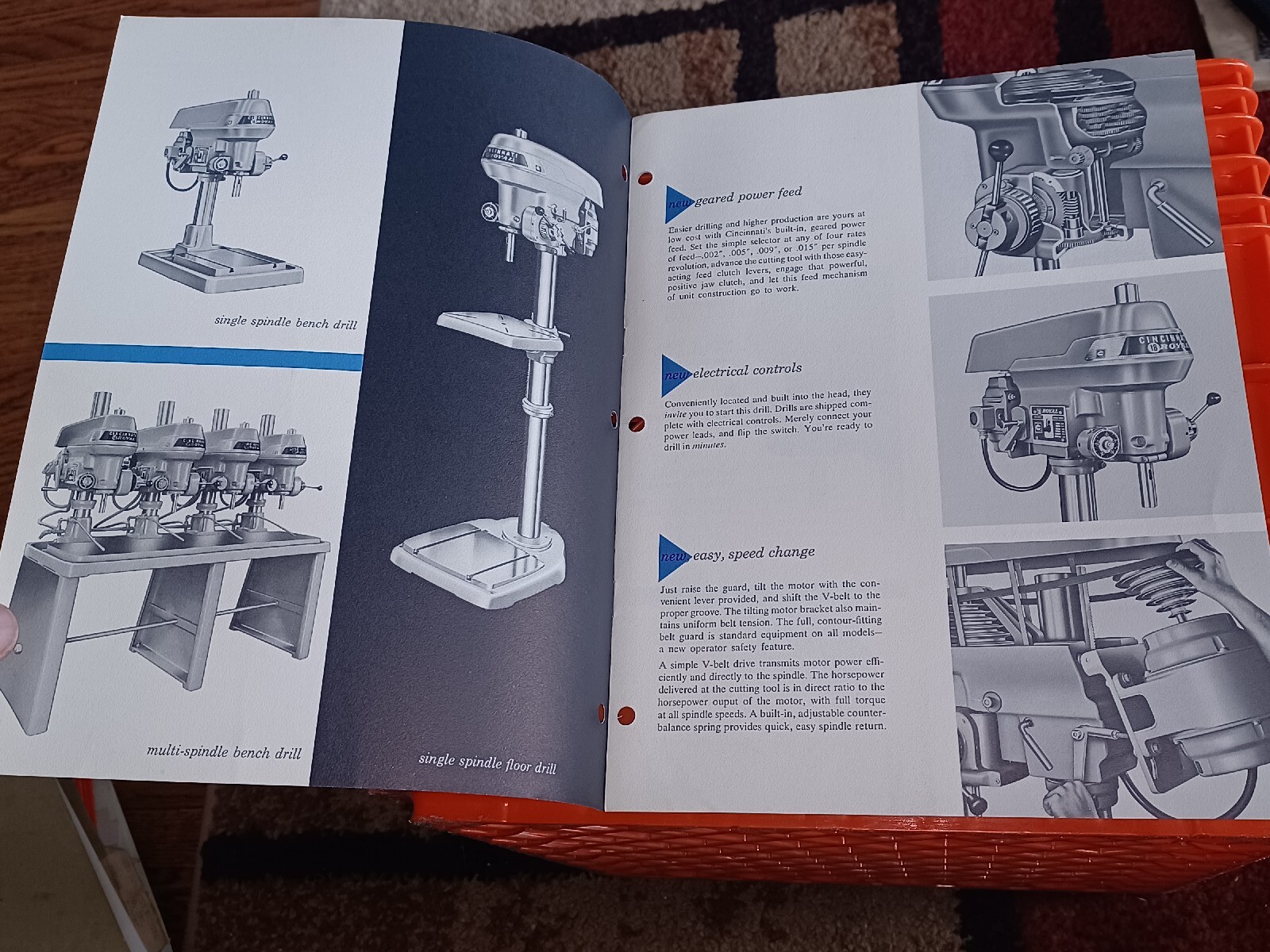 CINCINNATI Lathe And Tool Co D-134 ROYAL DRILL 18″ BROCHURE Sales Catalog Book
