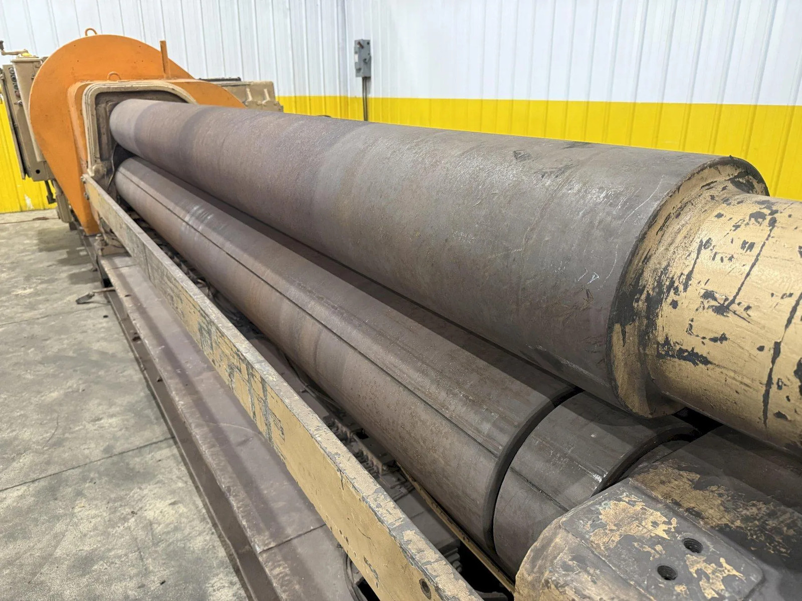 12′ X 1/2″ WEBB MODEL #9L-2A 3 ROLL INITIAL PINCH PLATE ROLL: YOBRO #25845