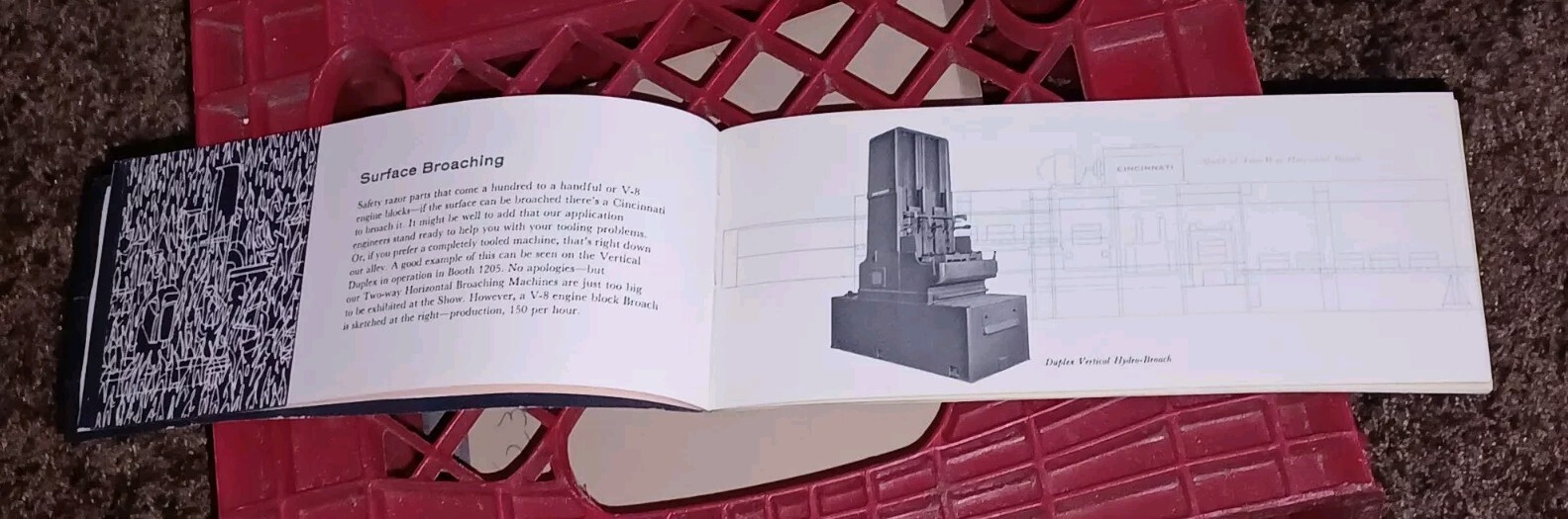 1955 Cincinnati Milling Machine Company Tool Show Exposition Sales Booth BOOK !